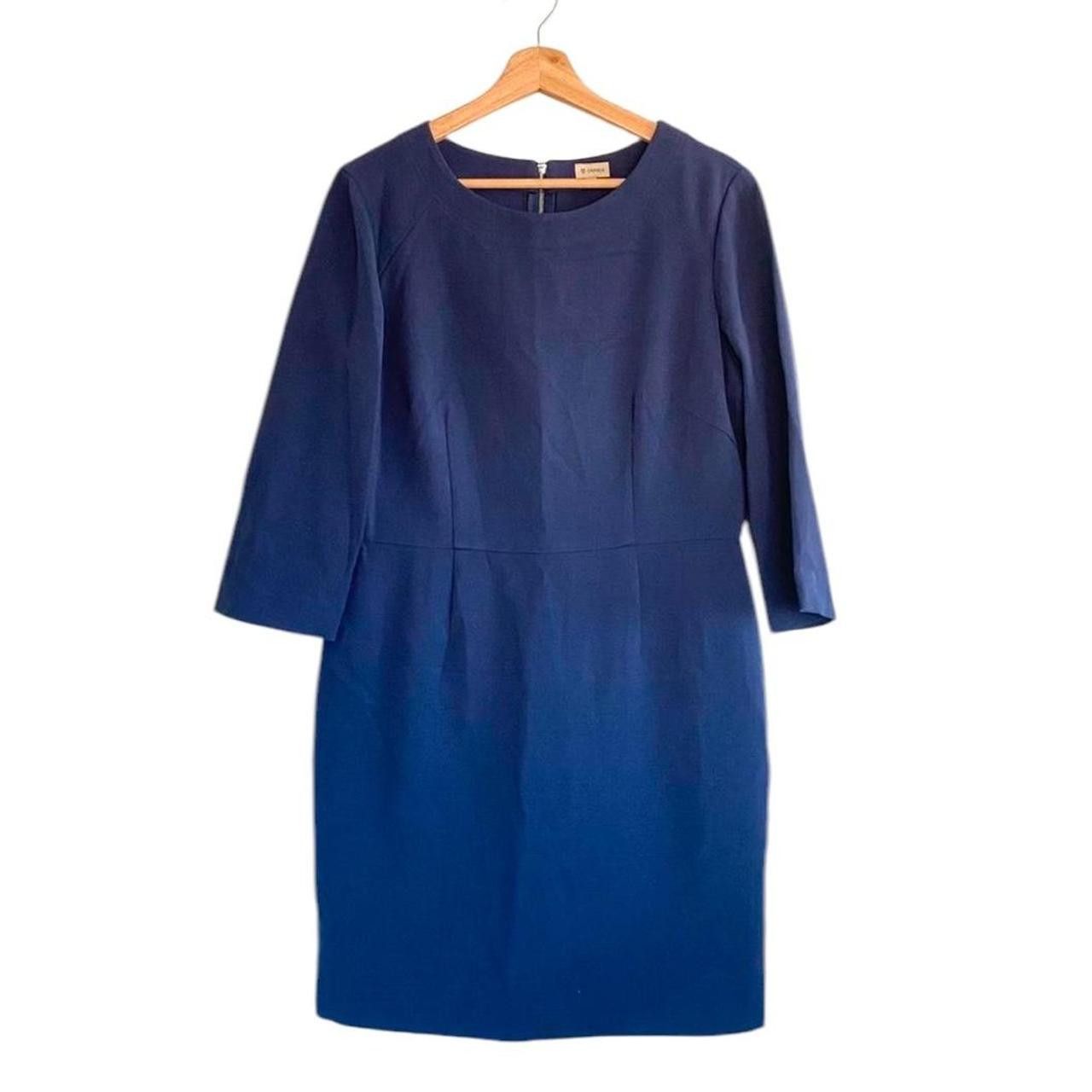 Cremieux CREMIEUX NAVY BLUE MIDI DRESS WOMENS SIZE 14 Size XL / US 12-14 / IT 48-50 - 1 Thumbnail