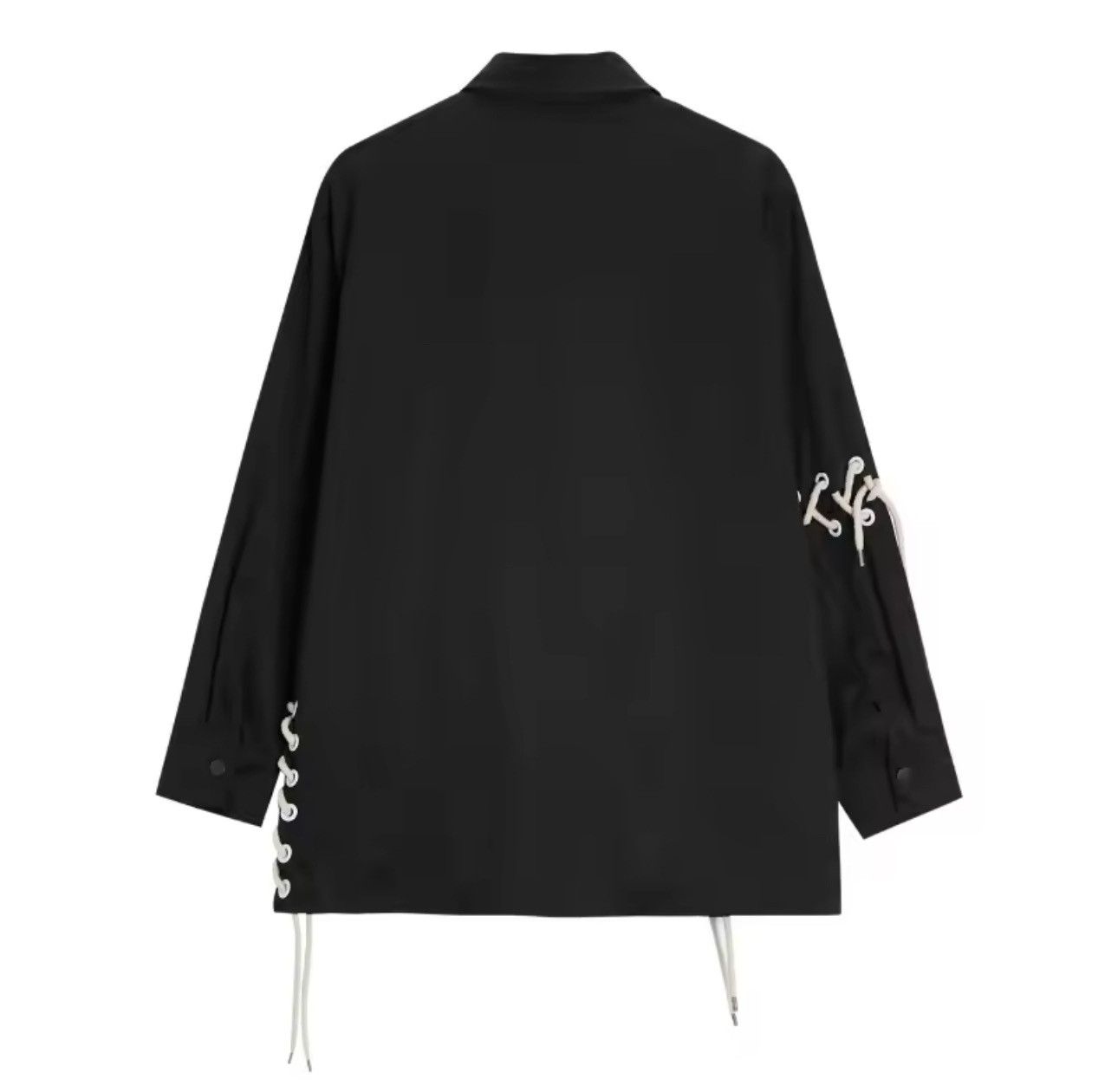 Designer Punk Gothic Loose Retro Women’s Casual Layered Blouse Shirt Size S / US 4 / IT 40 - 2 Thumbnail