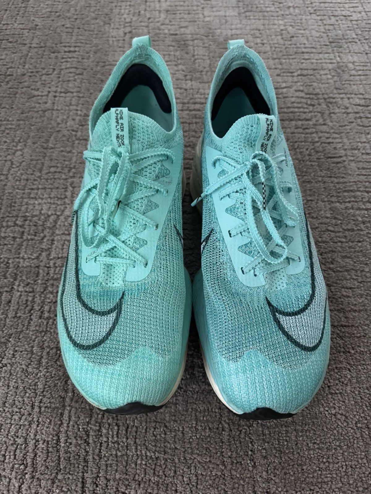 Nike Nike Air Zoom Alphafly Next% Sneakers - Hyper Turquoise Size US 12 / EU 45 - 3 Thumbnail