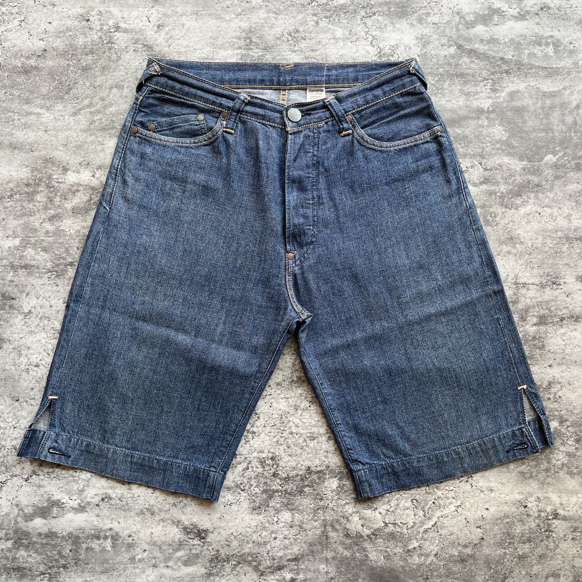 Evisu × Japanese Brand Evisu Yamane Seagull Smile Jorts Size US 30 / EU 46 - 2 Thumbnail