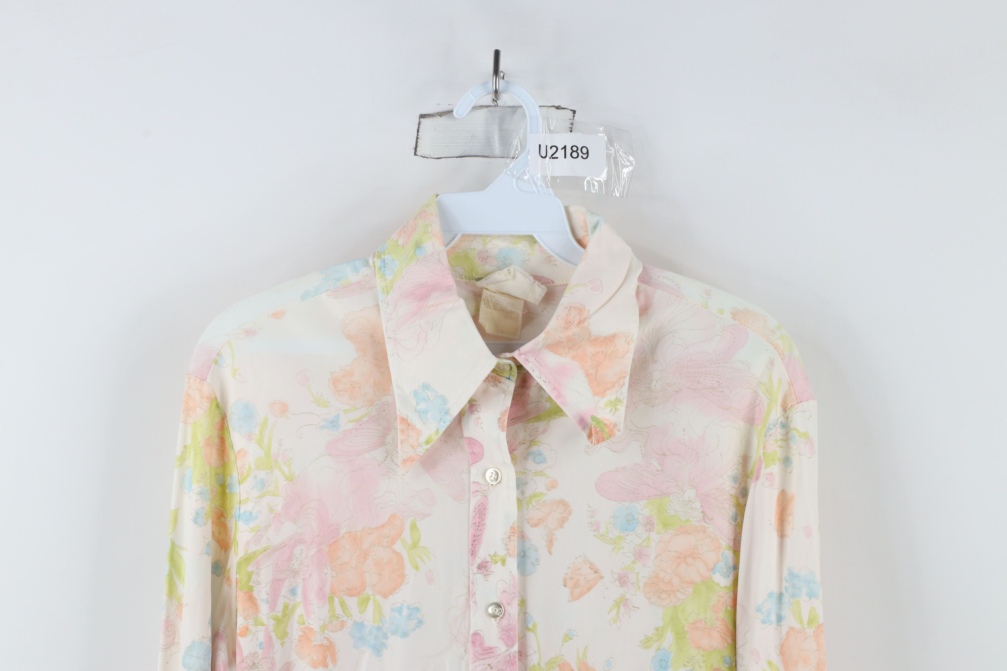 Vintage Vintage 70s Mid Century Modern Collared Button Shirt USA Size M / US 6-8 / IT 42-44 - 2 Thumbnail