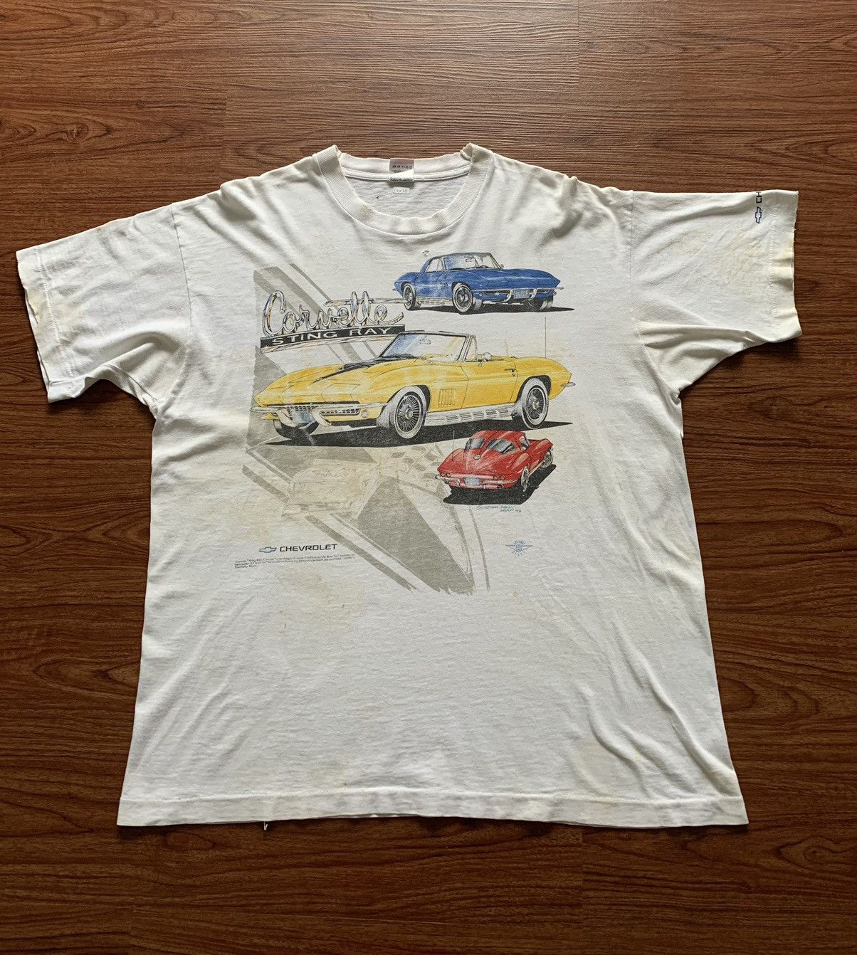 image of Vintage Chevrolet VTG in White, Men's (Size XL)