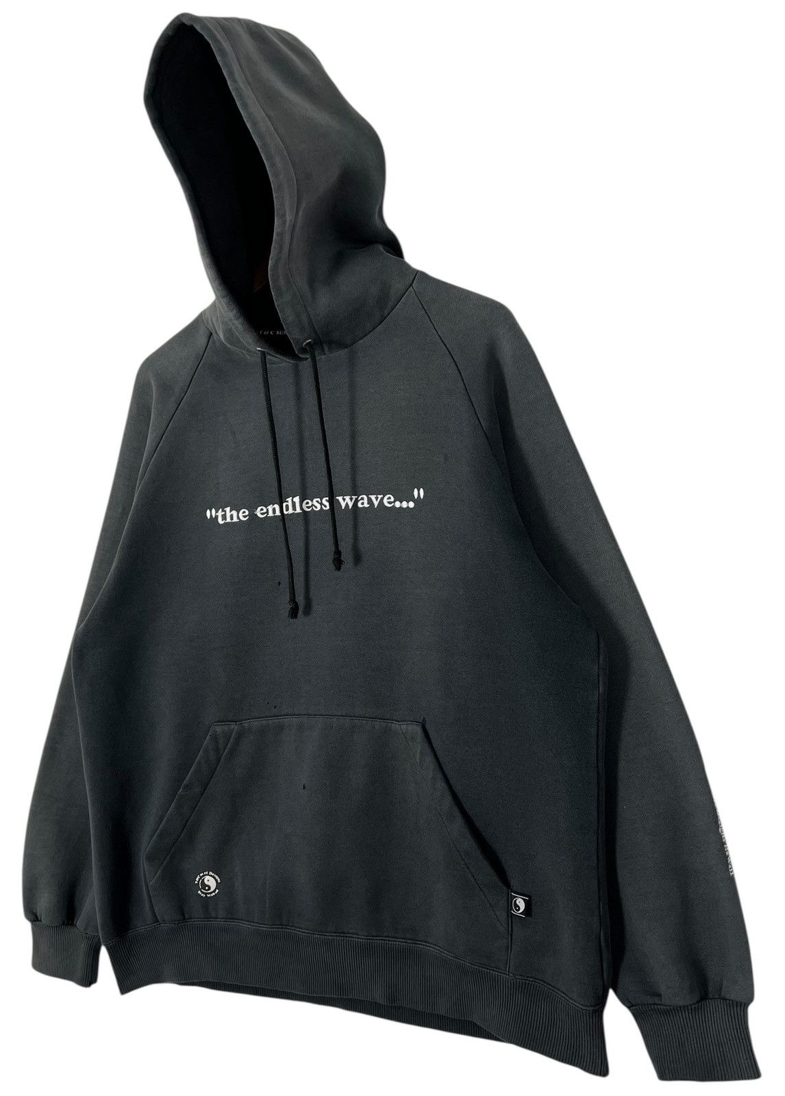 Billabong × Quiksilver × Vintage 90s Vintage Distressed Town & Country Surfin Hoodie Size US L / EU 52-54 / 3 - 3 Thumbnail