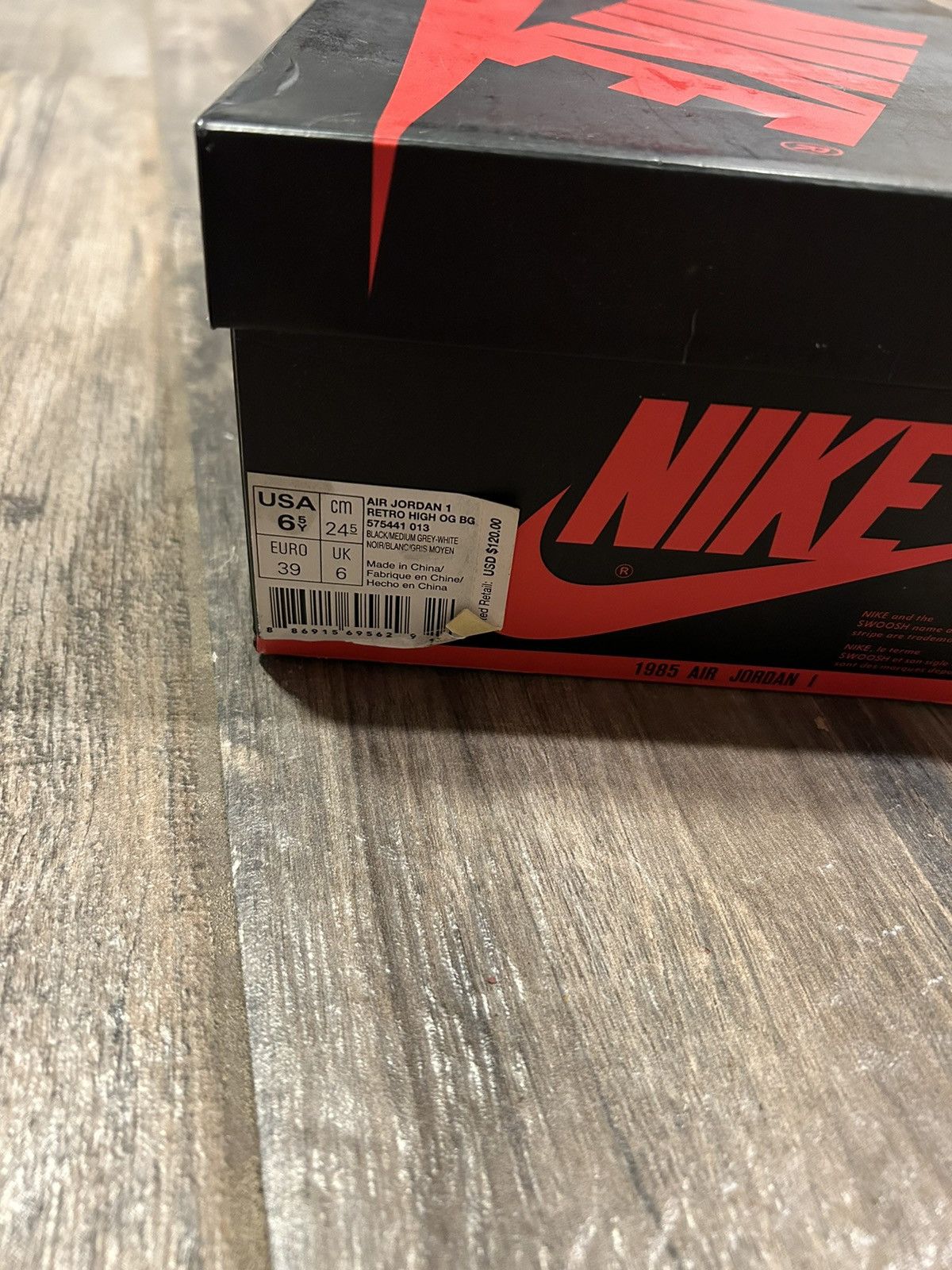 Jordan Brand × Nike Jordan 1 retro shadow gs Size US 6.5 / EU 39-40 - 8 Thumbnail