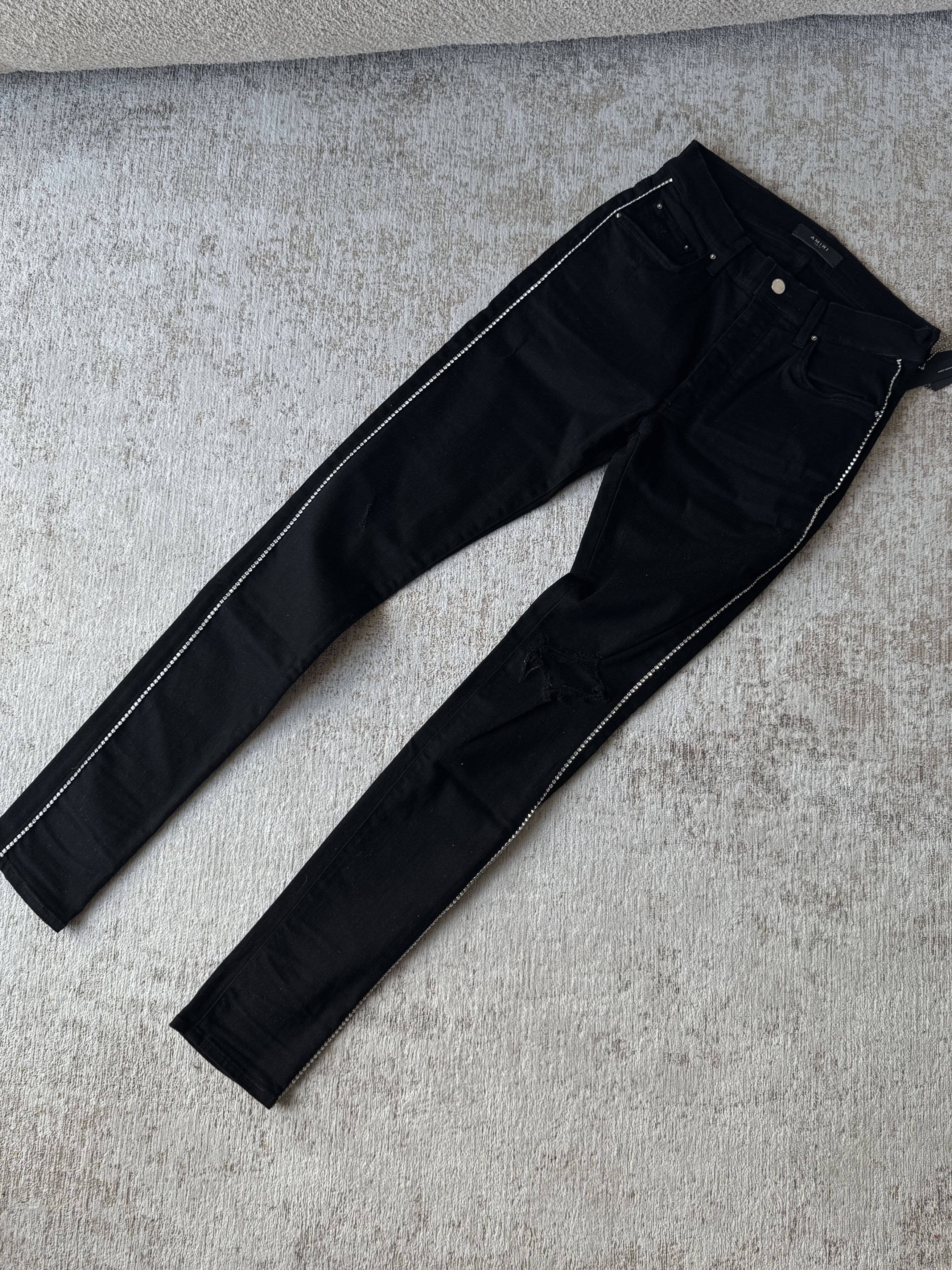 Amiri AMIRI CRYSTAL TRACK | SIZE 31 Size US 31 - 1 Thumbnail