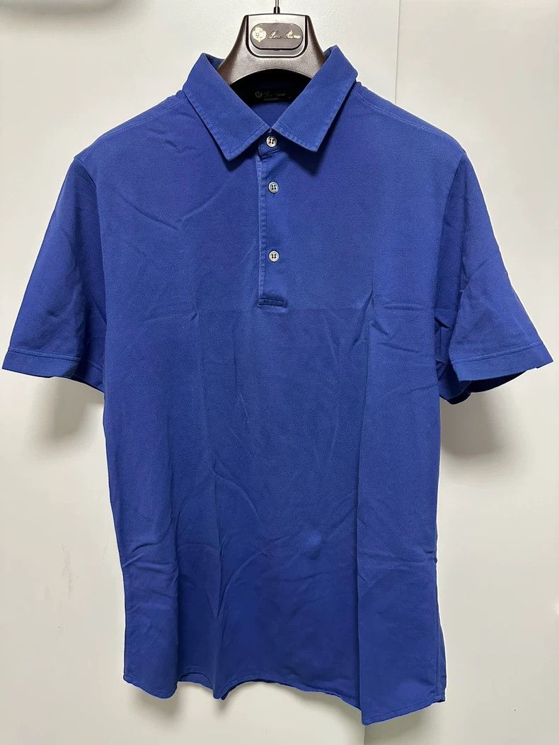 Loro Piana LORO PIANA Short sleeve T-shirt classic Size US XL / EU 56 / 4 - 1 Thumbnail