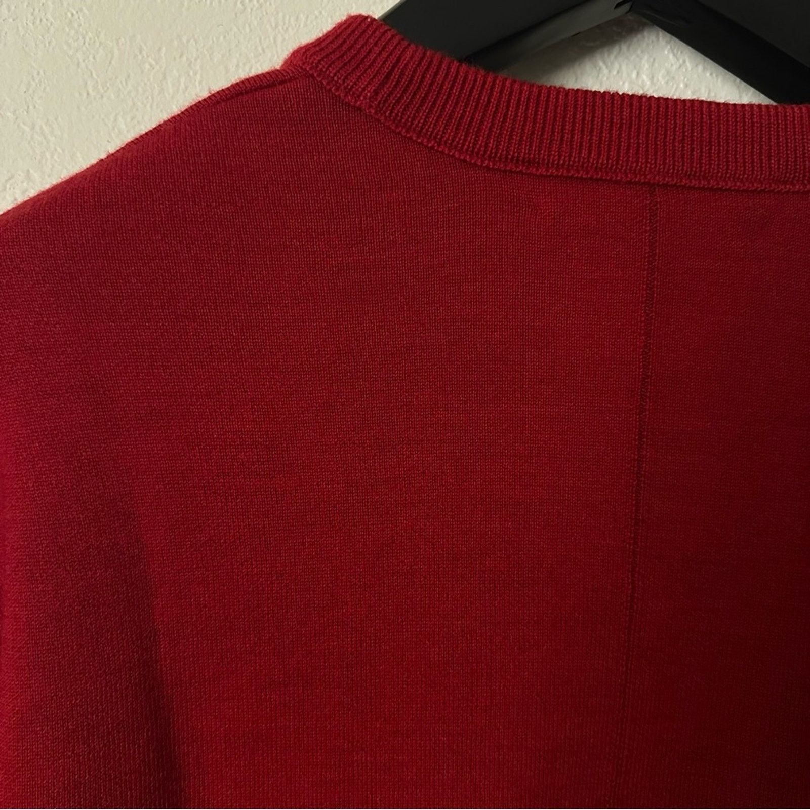 Rag & Bone York Poppy Red Knit Pullover Sweater M Wool Blend Crewneck Size US M / EU 48-50 / 2 - 7 Thumbnail