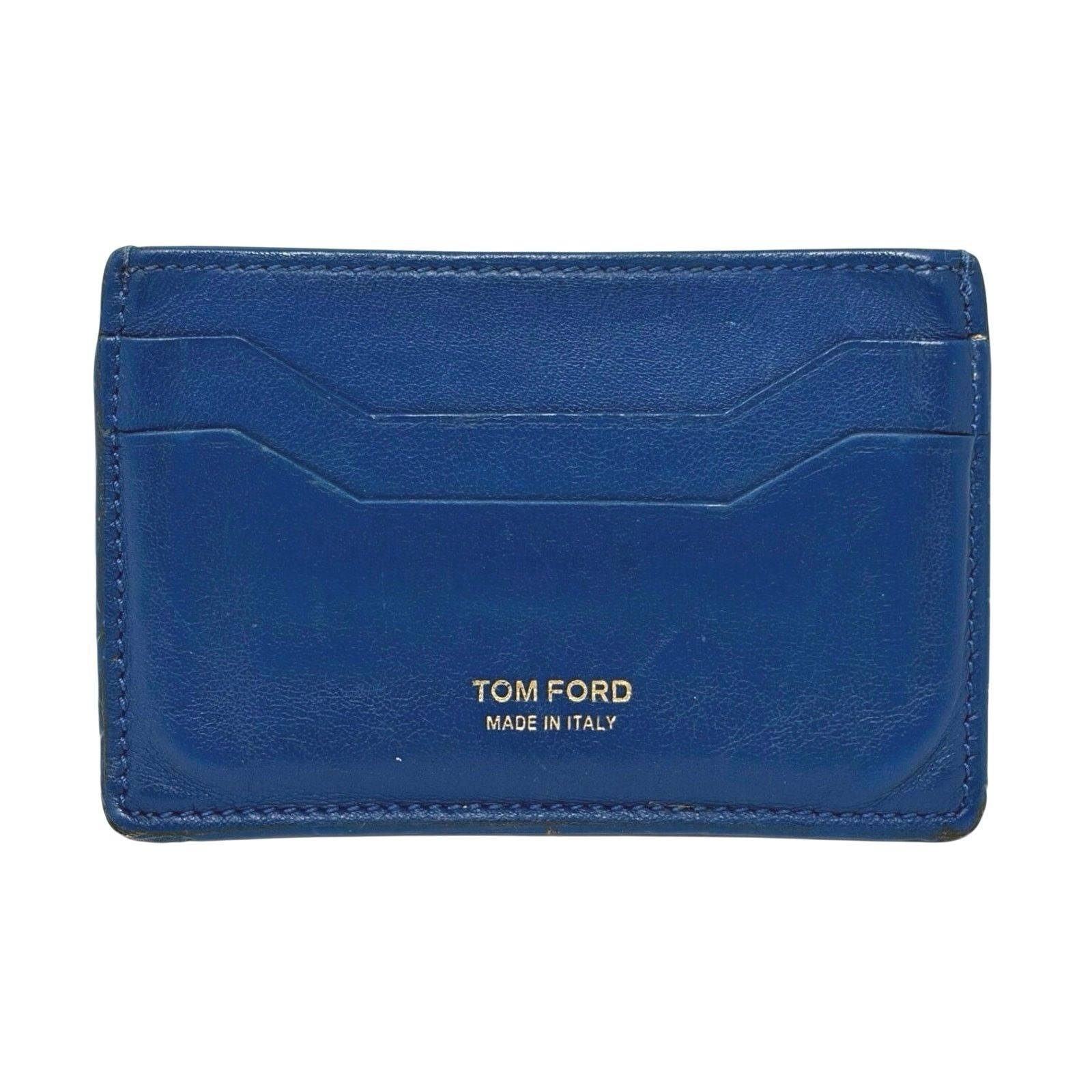 Tom Ford Tom Ford Blue Cardholder Wallet Size ONE SIZE - 1 Thumbnail