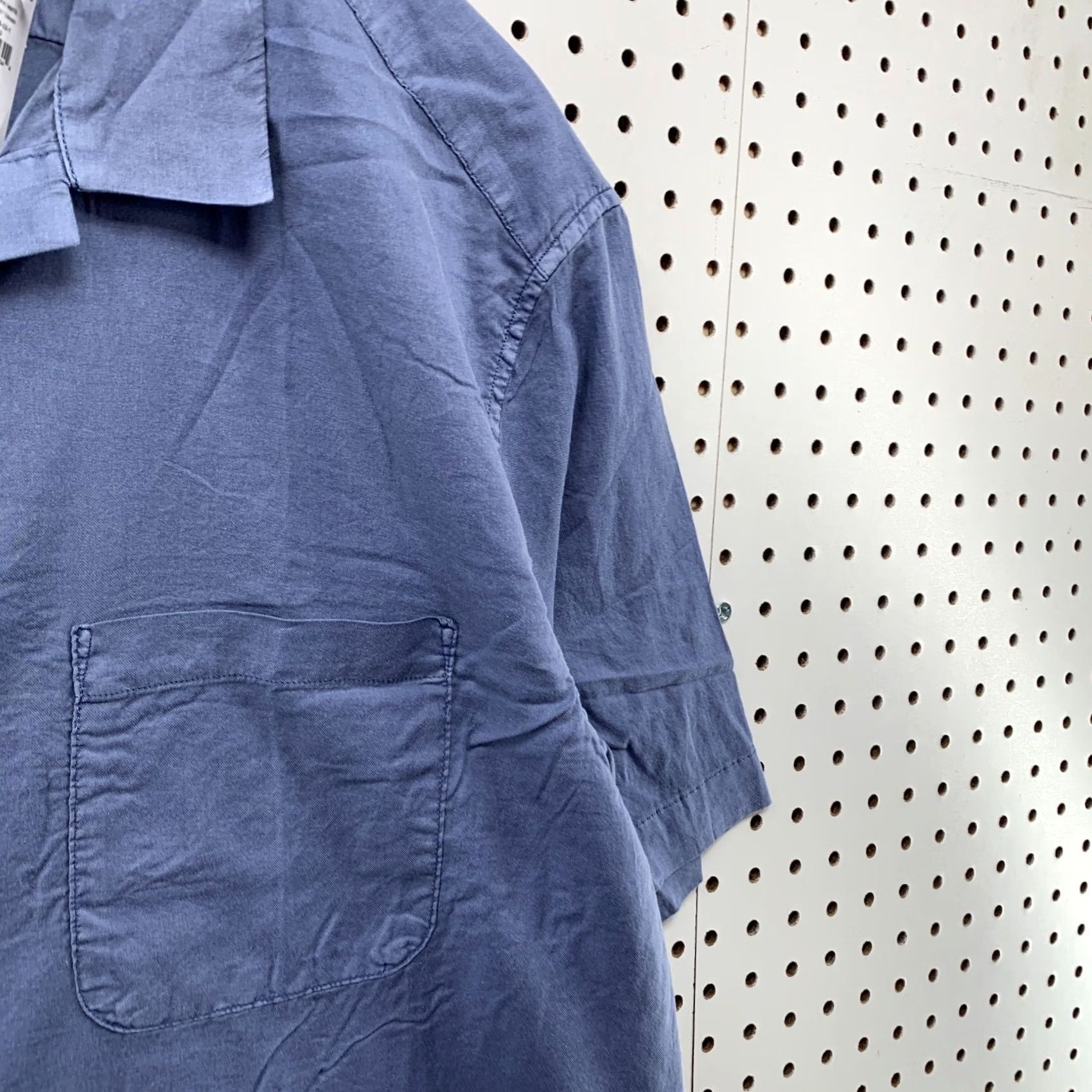 Banana Republic Banana Republic Collared Henley Shirt Mens Large Pocket Relaxed Blue 25X30.5 XS? Size US M / EU 48-50 / 2 - 7 Thumbnail