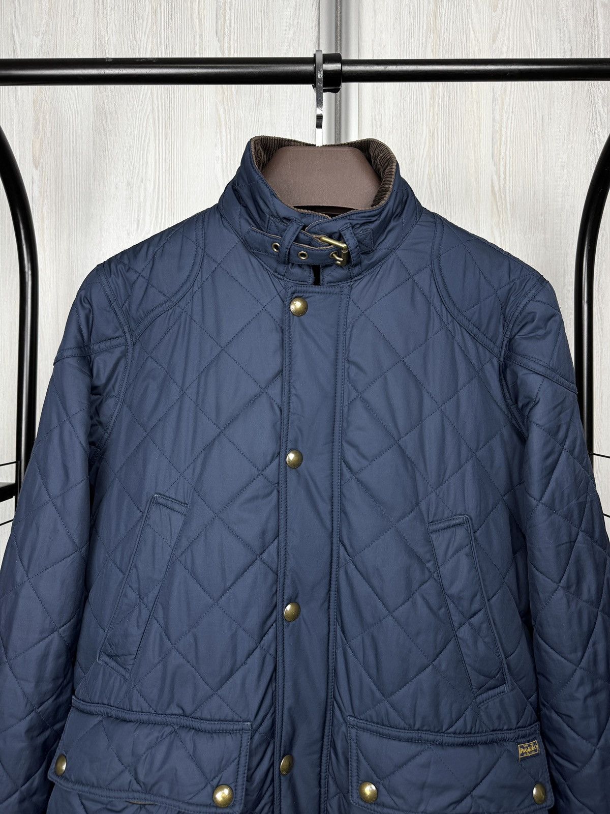 Polo Ralph Lauren Polo Ralph Lauren Cadwell Quilted Bomber Navy Jacket size L Size US L / EU 52-54 / 3 - 3 Thumbnail