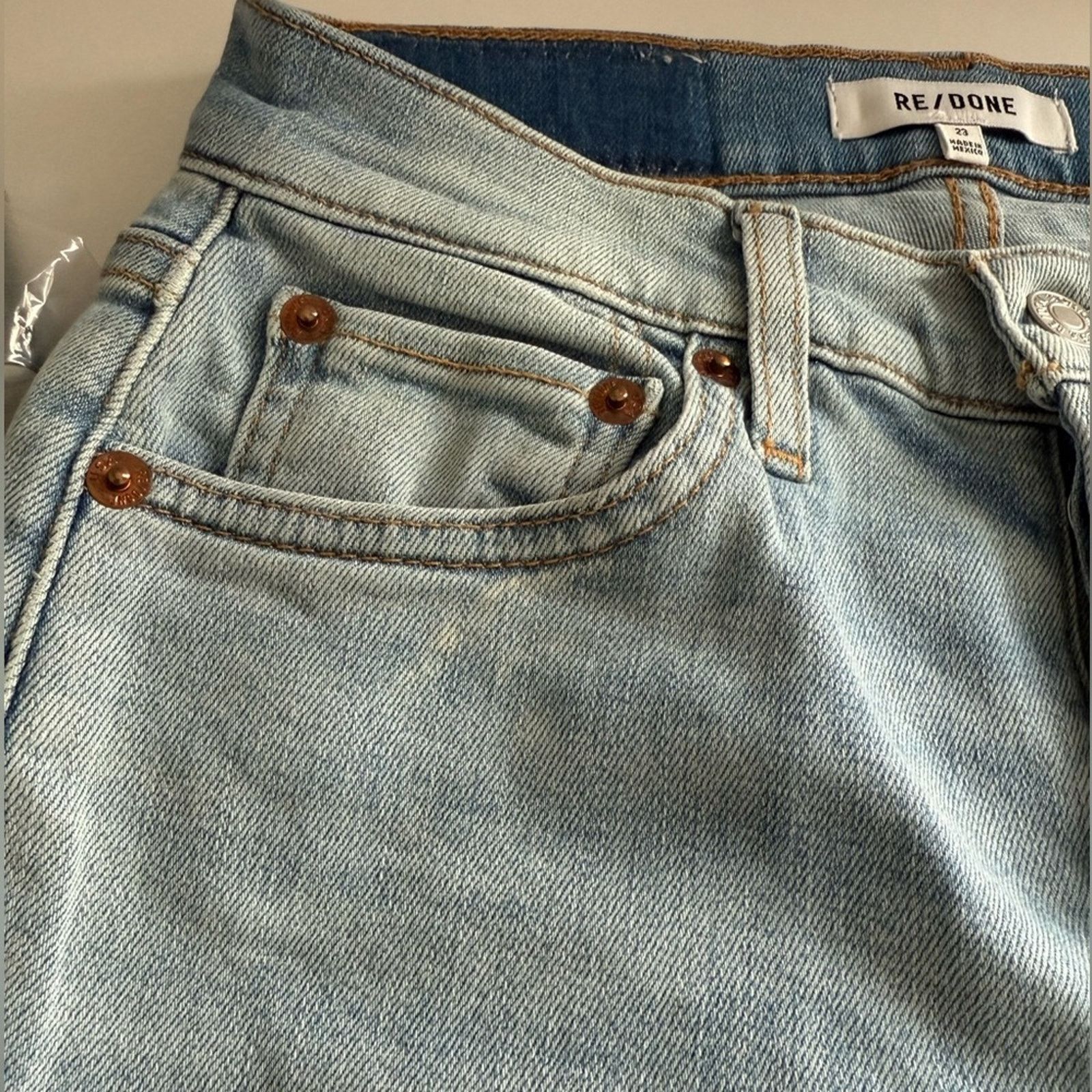 RE/DONE New re/done Mid Rise Wide Leg Crop - 23 - $295 Size 23" - 9 Thumbnail