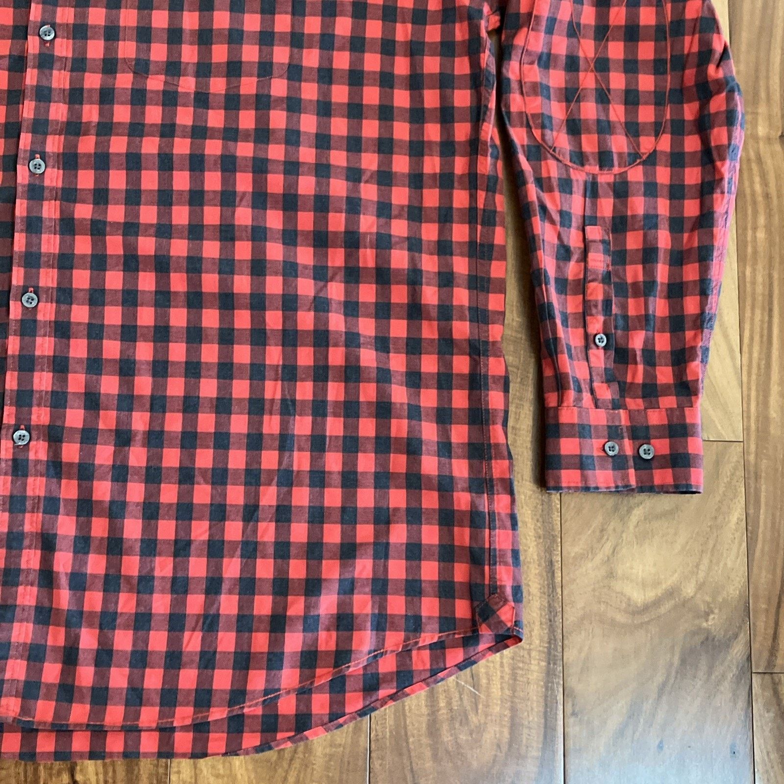 Lacoste Lacoste Men Regular Fit Checkered Button Down Shirt Large 44 Size US L / EU 52-54 / 3 - 10 Thumbnail