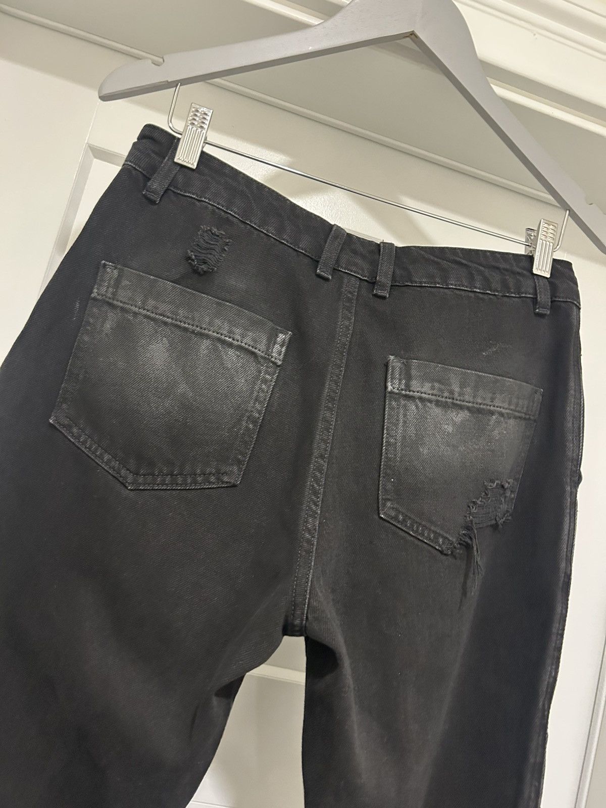 Professor.E Troubled Waters x Professor E. Destroyed Stained Denim Size US 30 / EU 46 - 4 Thumbnail