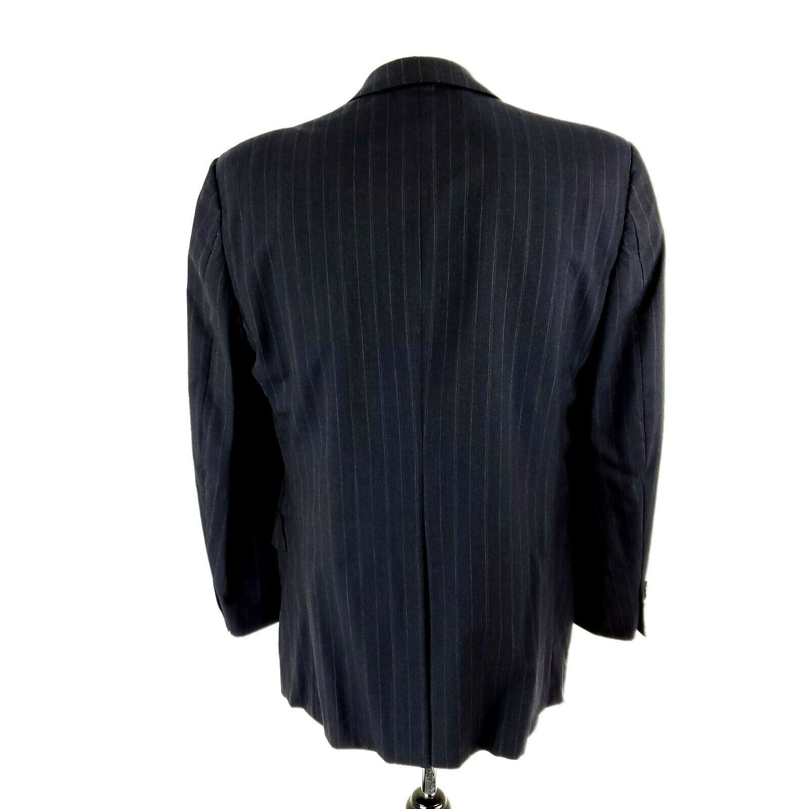 Hart Schaffner Marx Hart Schaffner Marx Gold Trumpeter Wool 2 Button Suit Jacket Size 40R - 5 Thumbnail