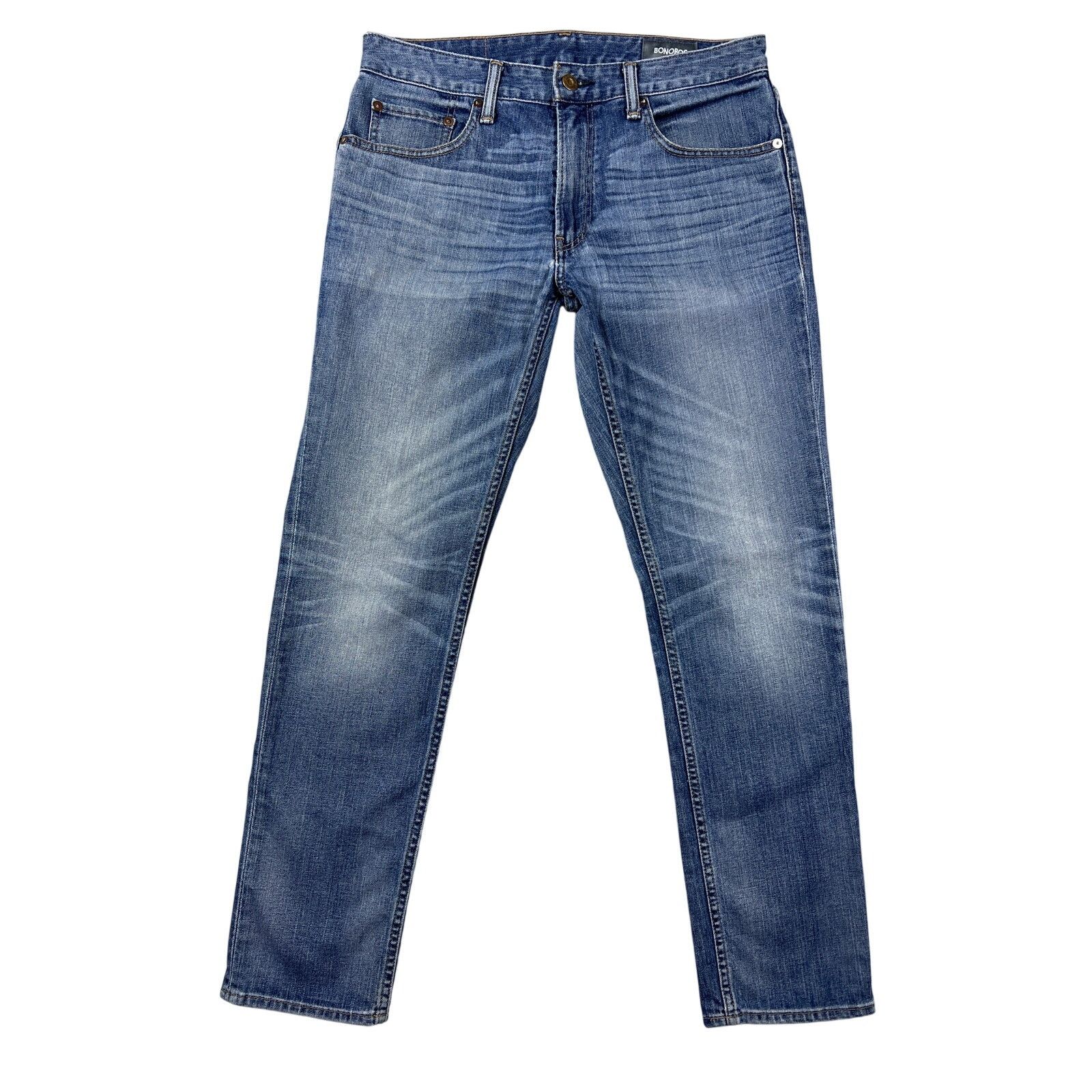 Bonobos Bonobos 31x30 Vintage Stretch Straight Leg Comfy Denim Jeans Size US 31 - 2 Thumbnail