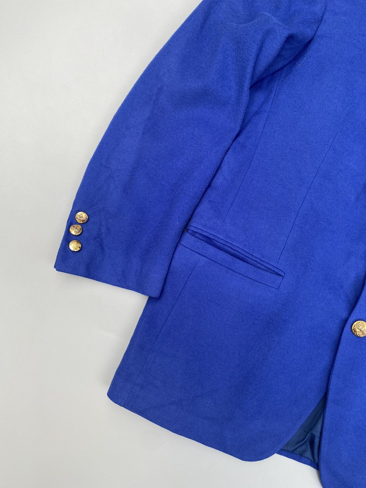 Versace × Vintage 90s Versace Istante Wool Blazer Size US L / EU 52-54 / 3 - 3 Thumbnail