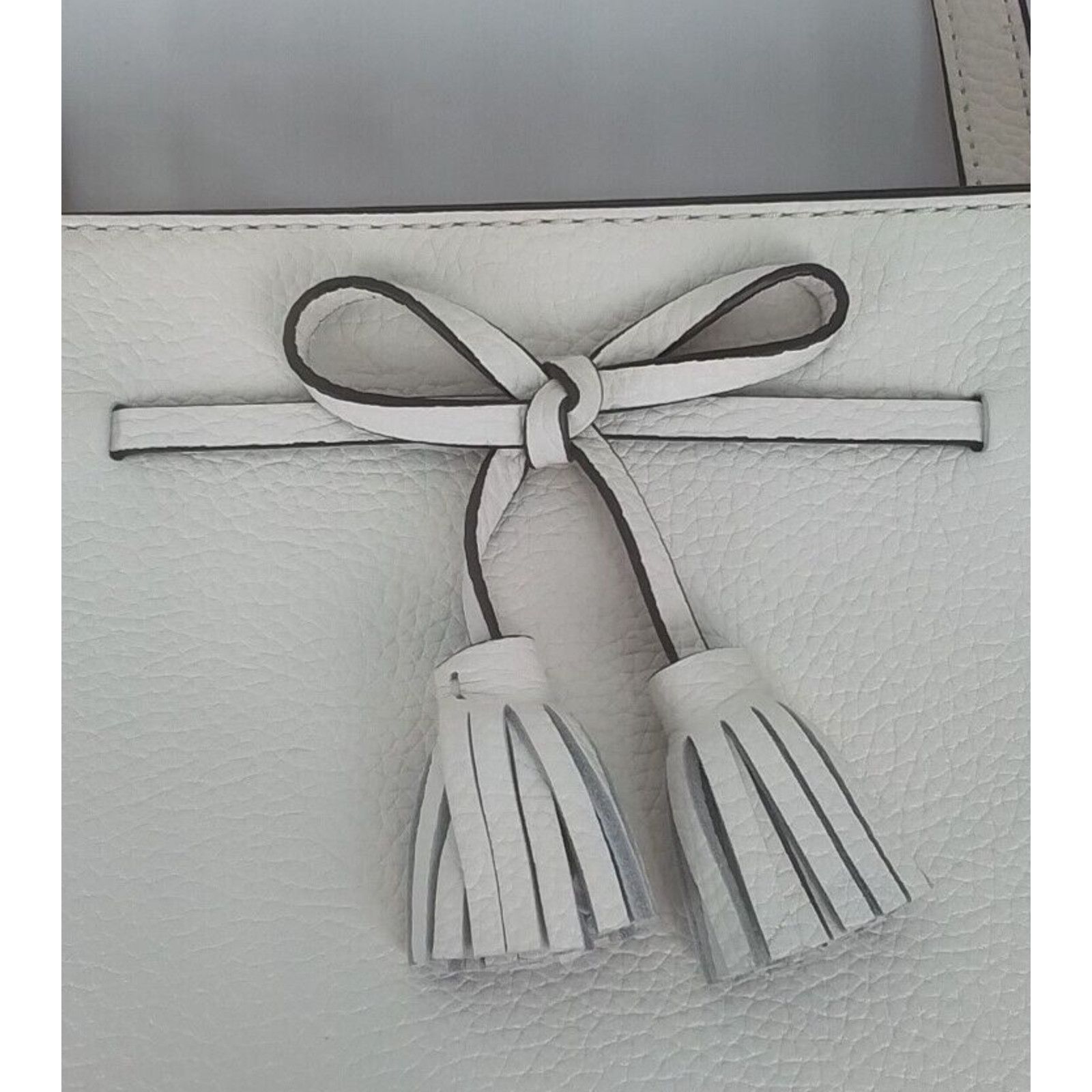 Kate Spade Kate Spade Leather Handbag Medium Top Zip Tote Parchment NWT Size ONE SIZE - 7 Thumbnail