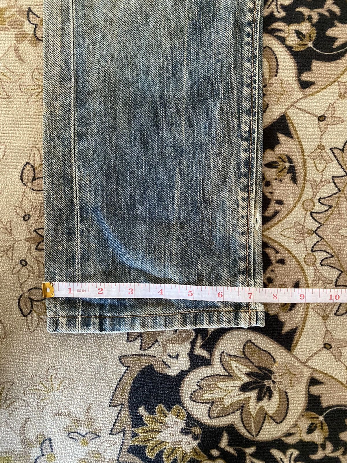Japanese Brand Vintage Japanese Brand Back Number Distressed Denim Size US 28 / EU 44 - 19 Thumbnail