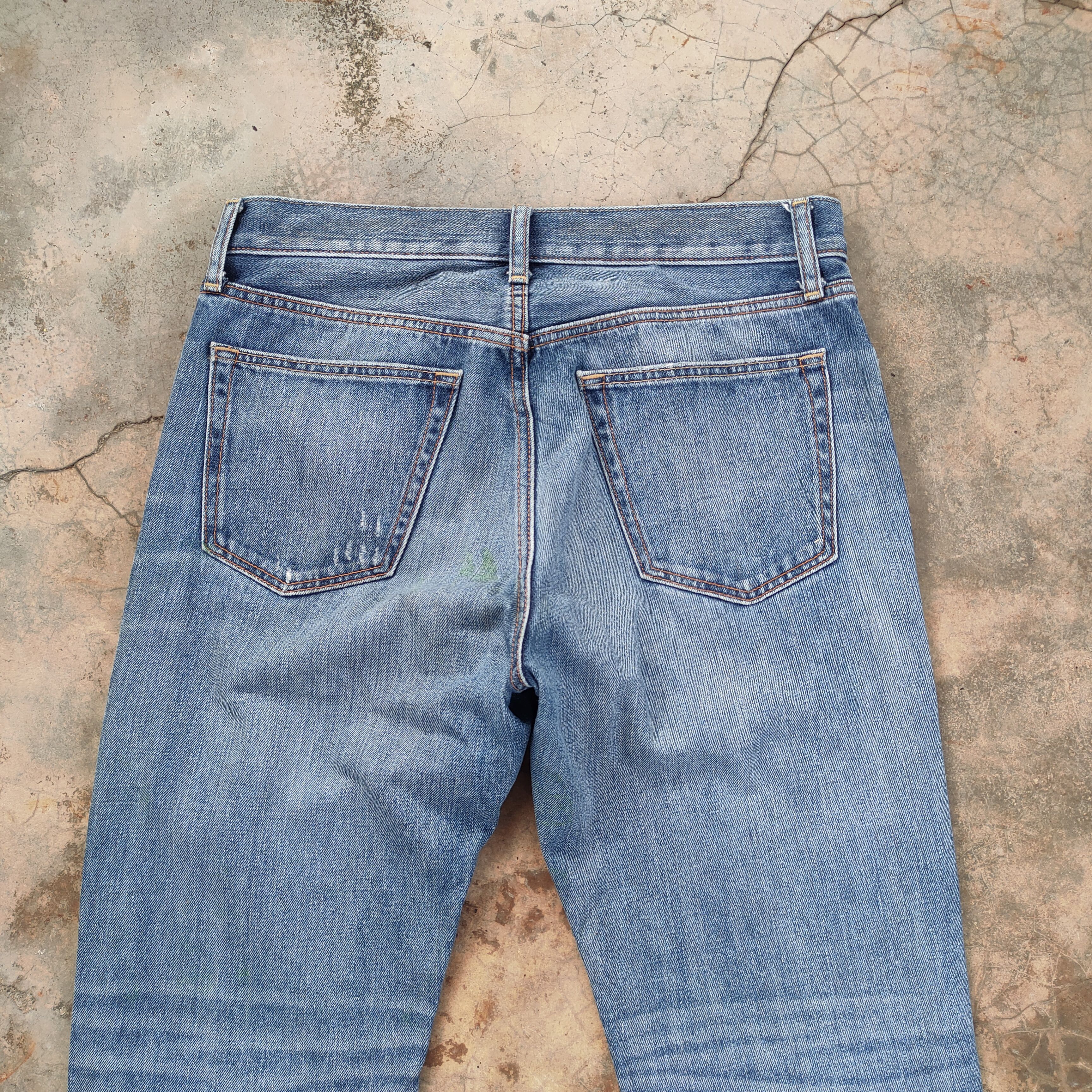 Japanese Brand VINTAGE JAPANESE FADED DISTRESSED DENIM JEAN PANTS Size US 33 - 8 Thumbnail