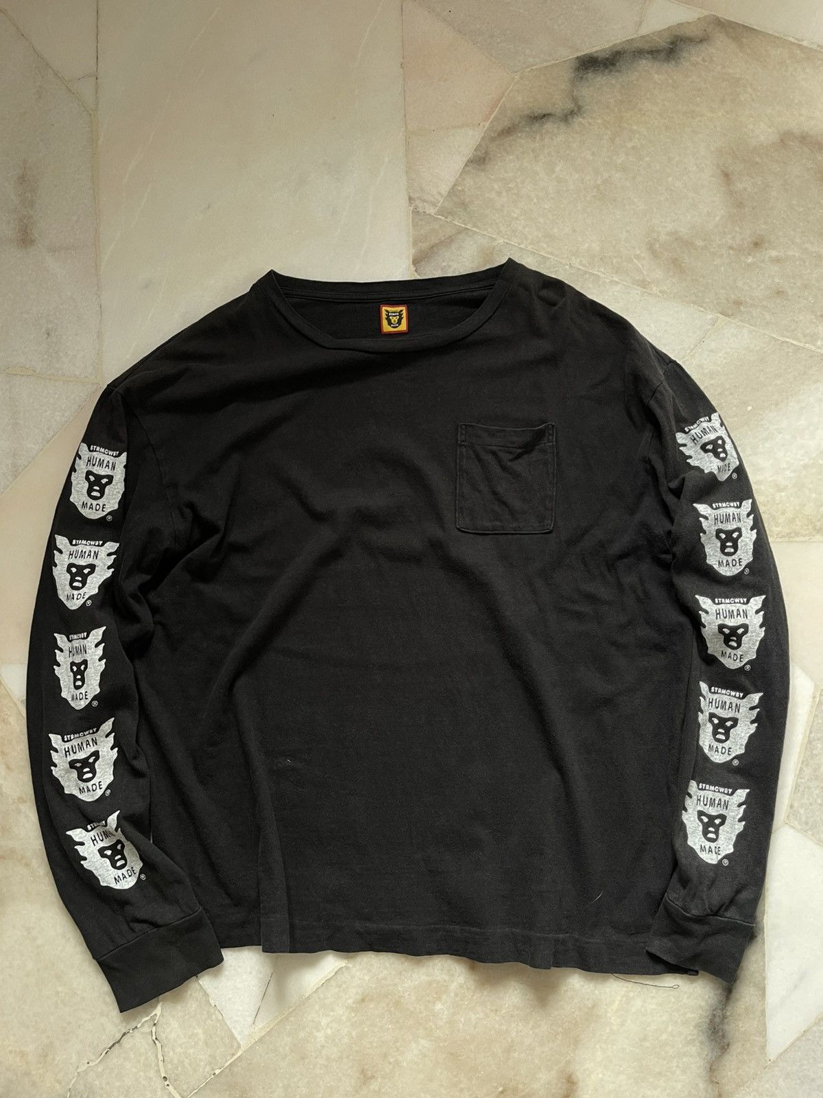 Human Made 2000s Faded Human Made Sleeve Logo A1 Size US L / EU 52-54 / 3 - 1 Thumbnail