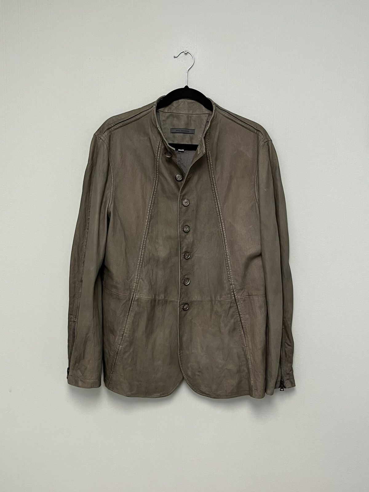 John Varvatos Goat Suede Multibutton Jacket. 50 Size US M / EU 48-50 / 2 - 13 Thumbnail