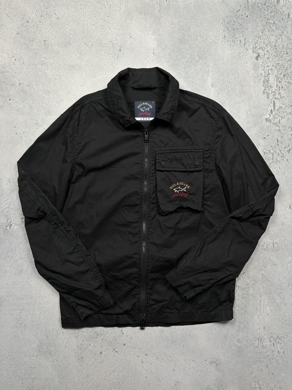 Paul & Shark Paul & Shark Yachting Crew Casual Jacket Cotton Black 00s Size US S / EU 44-46 / 1 - 2 Thumbnail