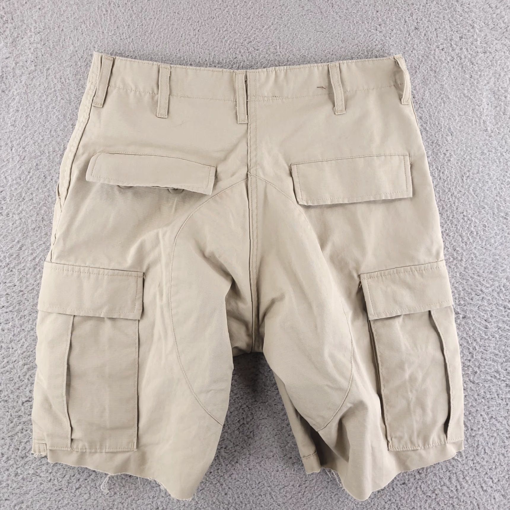 Vintage Military Shorts Mens 30 Tan Beige Ripstop Cargo BDU Size US 30 / EU 46 - 4 Thumbnail