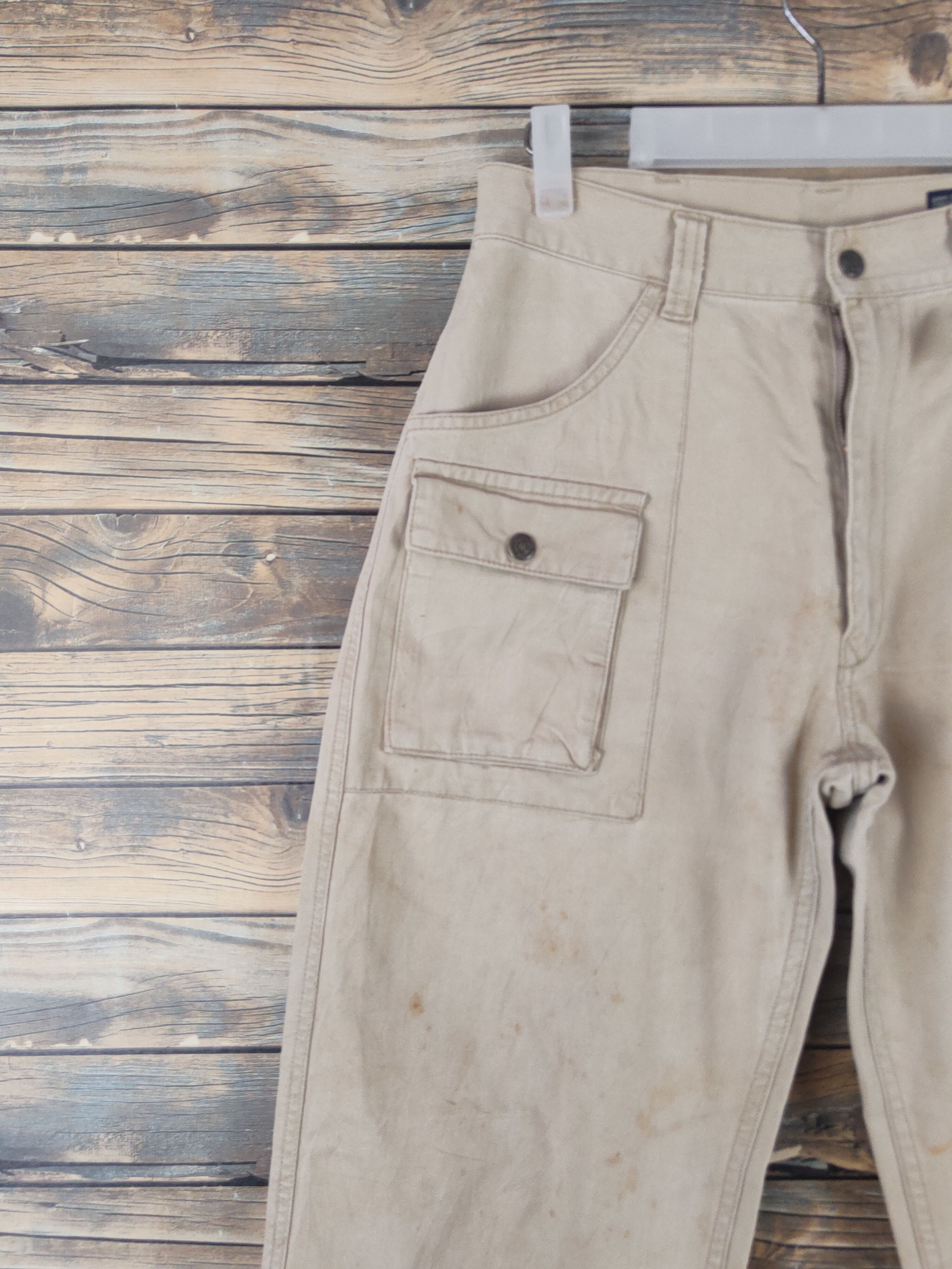 Japanese Brand DL Uniqlo vintage bushpants Beige cargo Pants #46-246T Size US 28 / EU 44 - 3 Thumbnail