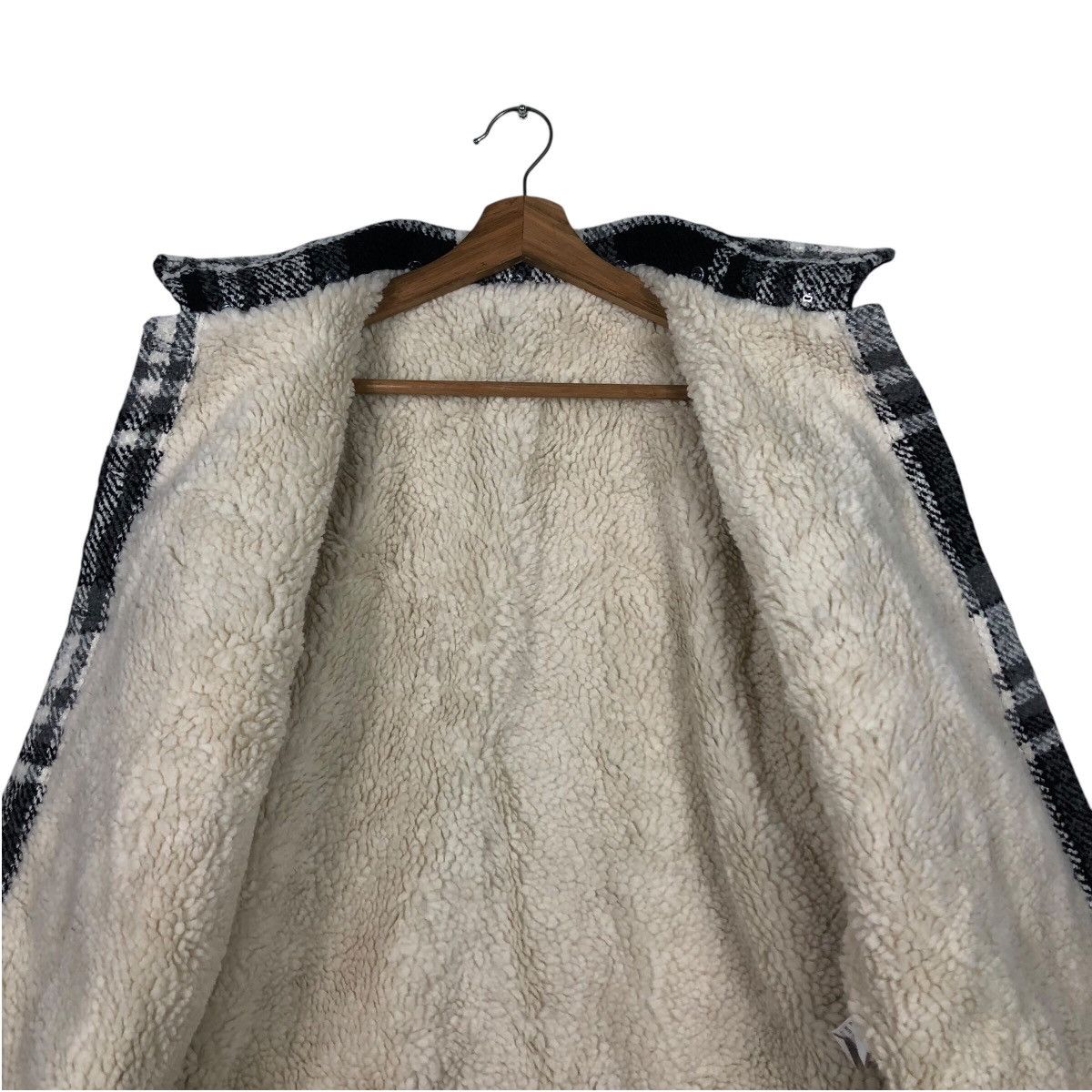 Flannel 📌Vintage Flannel Jacket Blanket Sherpa Private Pause Tartan Size US M / EU 48-50 / 2 - 15 Thumbnail