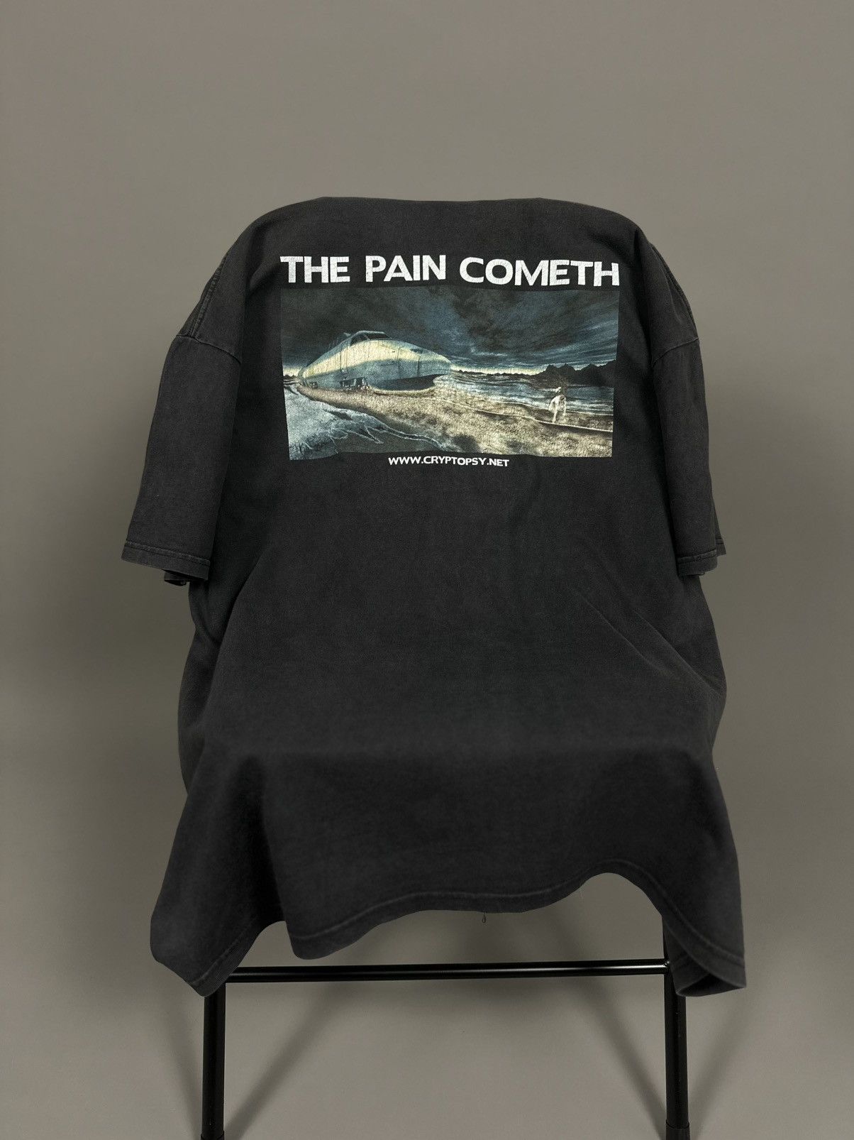 クリプトプシー　cryptopsy the pain cometh 2001 Vintage 2001 Cryptopsy The Pain Cometh T-Shirt