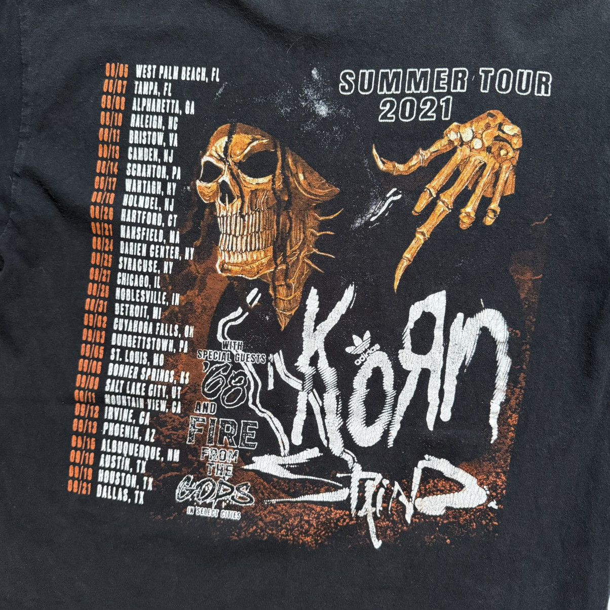 Band Tees Korn + Staind Summer Tour ‘21 T-Shirt Size US M / EU 48-50 / 2 - 6 Thumbnail