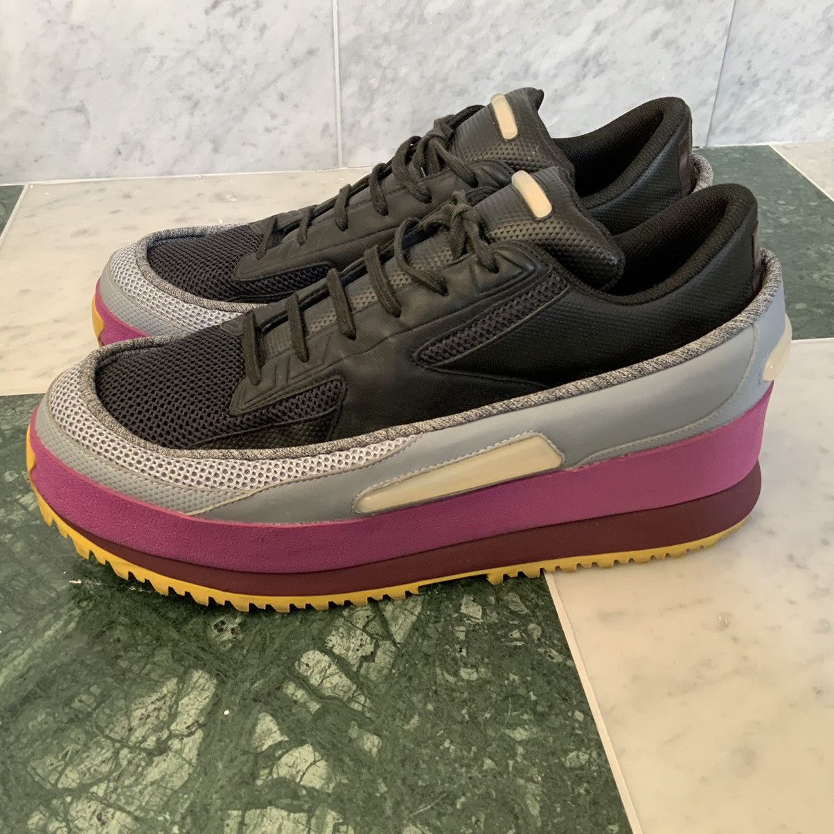 raf simons platform sneakers