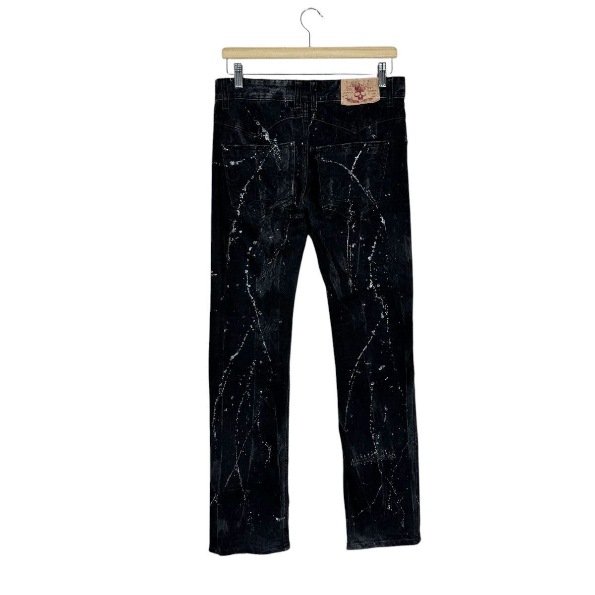 If Six Was Nine 🌟00s LAGUST PAINT SPLASHED DENIM PANTS Size US 32 / EU 48 - 13 Thumbnail
