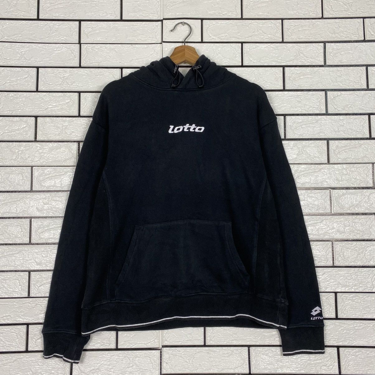 Japanese Brand 📌Vintage Sweatshirt Hoodie Lotto Centre Logo Spell Out Size US M / EU 48-50 / 2 - 13 Thumbnail