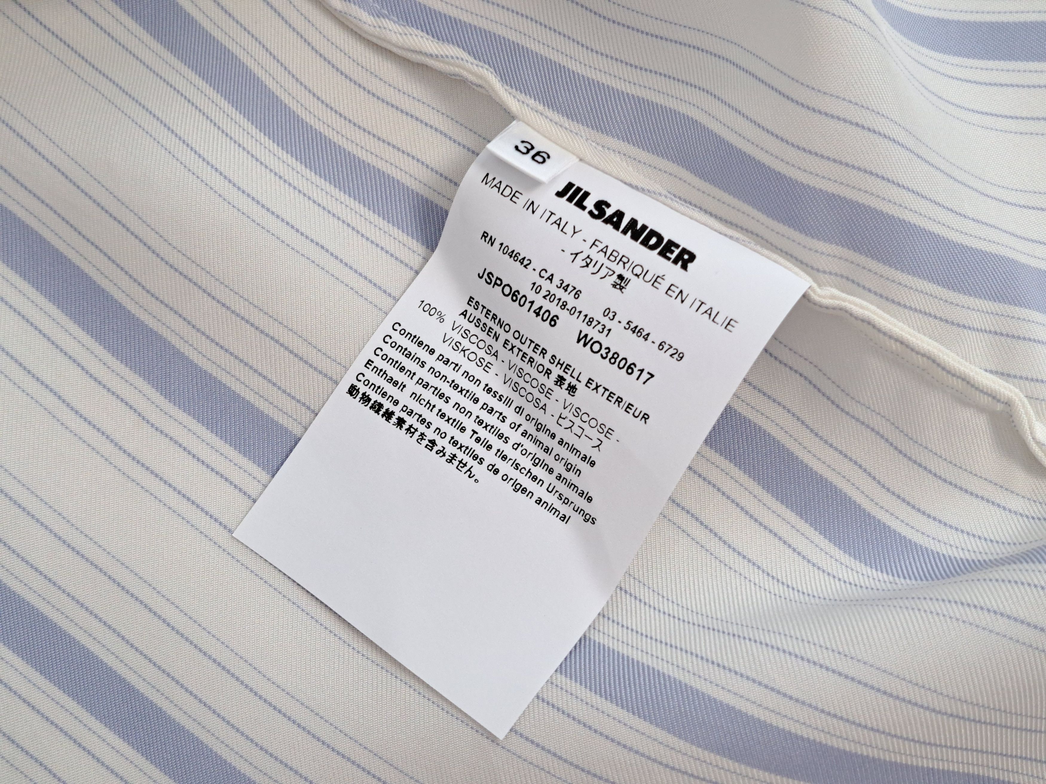 Jil Sander Jil Sander luxury oversized striped shirt. Size 36 Size S / US 4 / IT 40 - 12 Thumbnail