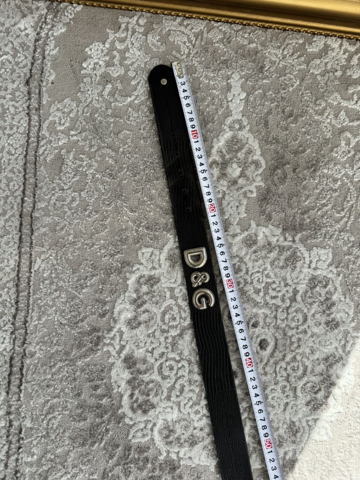 Dolce & Gabbana DOLCE & GABBANA Leather Belt Logo Buckle Y2k style Size ONE SIZE - 5 Thumbnail