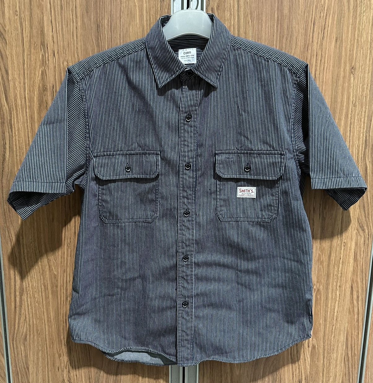 Japanese Brand COEN X SMITH’S AMERICAN SANFORIZED CASUAL SHIRT Size US S / EU 44-46 / 1 - 1 Thumbnail