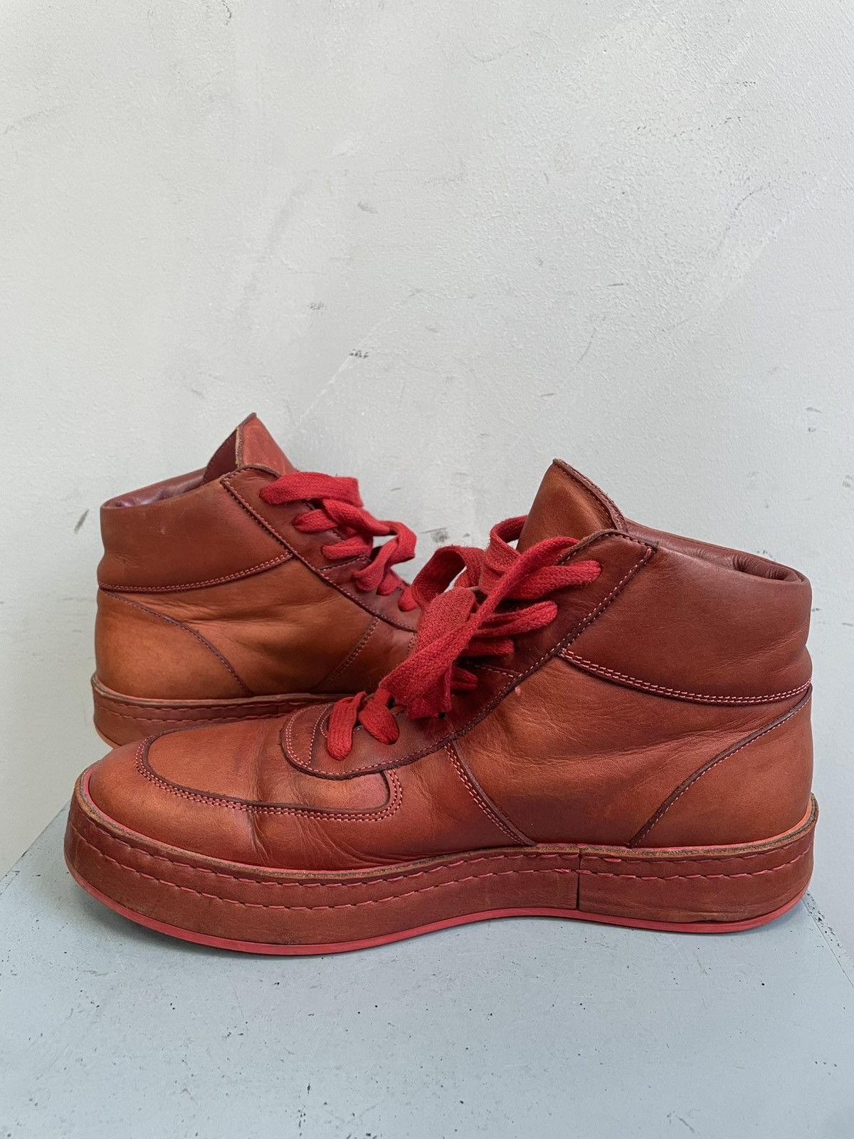 Ann Demeulemeester Ann Demeulemeester boots Leather Shoes Avant-Garde Style Size US 8.5 / IT 38.5 - 10 Thumbnail