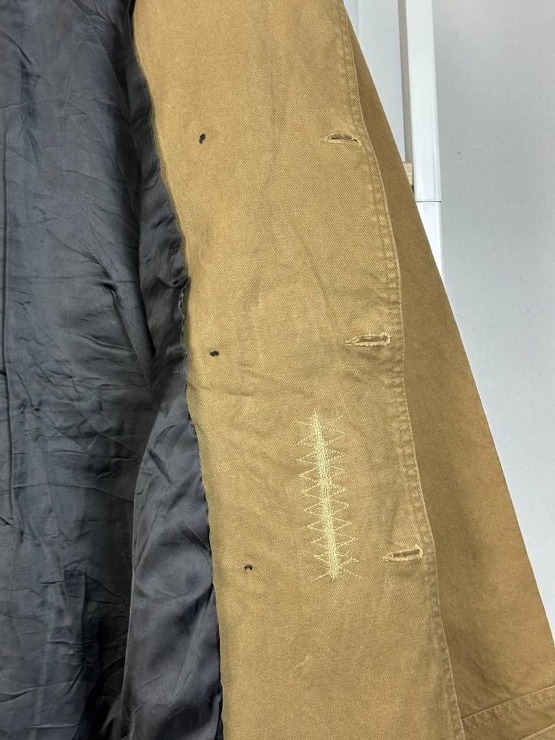 Number (N)ine Number (N)ine Cotton / Denim Down Coat (Pit 19) Size US XXS / EU 40 - 11 Thumbnail