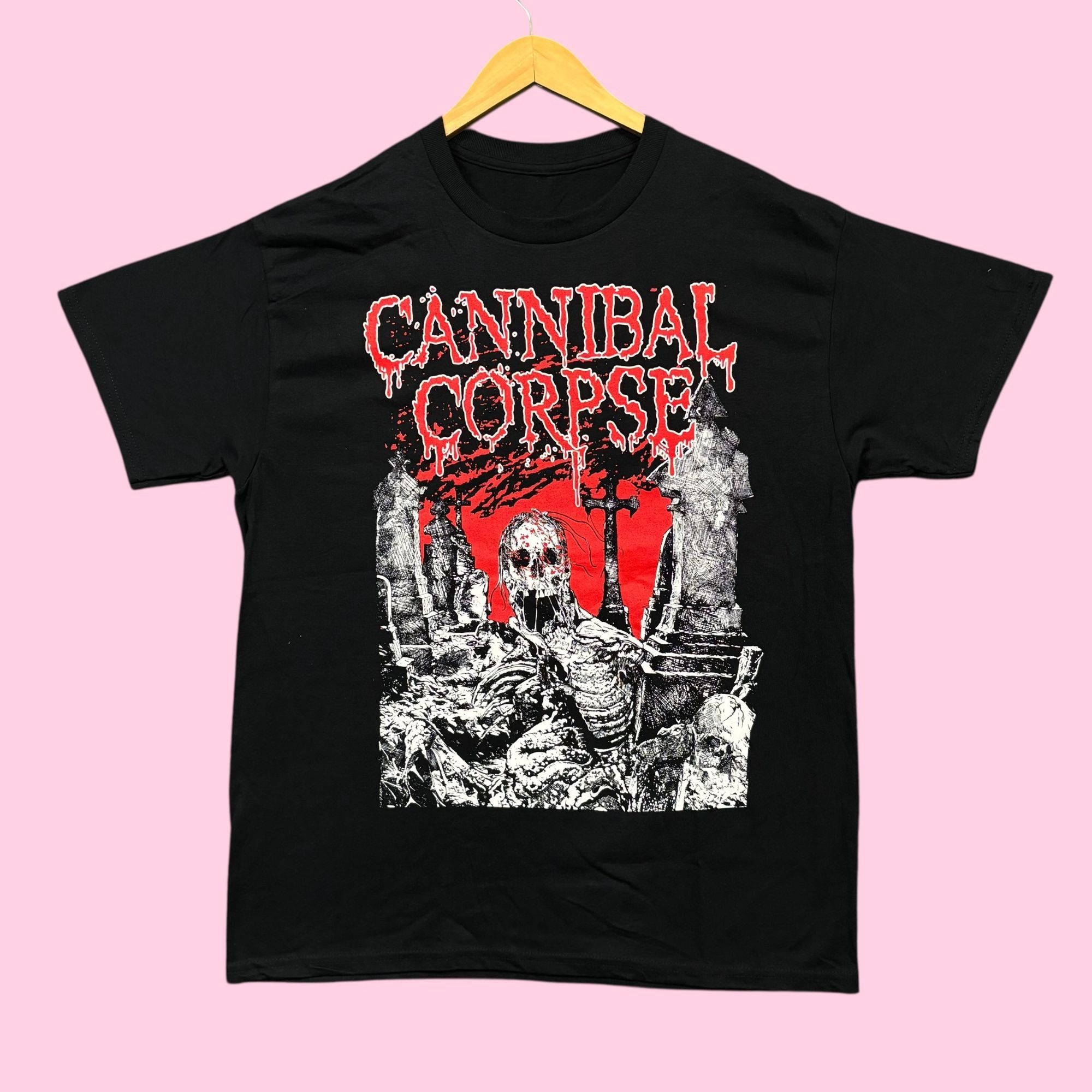 Band Tees Cannibal Corpse North American Tour Death Metal Band Tee L Size US L / EU 52-54 / 3 - 1 Thumbnail