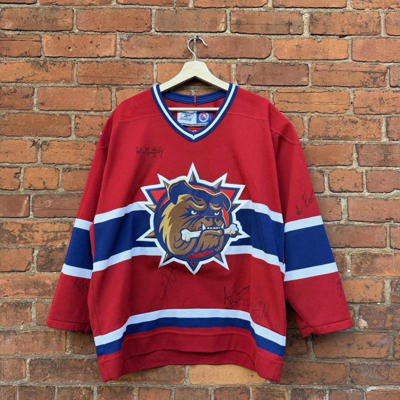 Reebok Vintage Hamilton bulldogs autographed jersey M gretzky 00s Size US M / EU 48-50 / 2 - 1 Thumbnail
