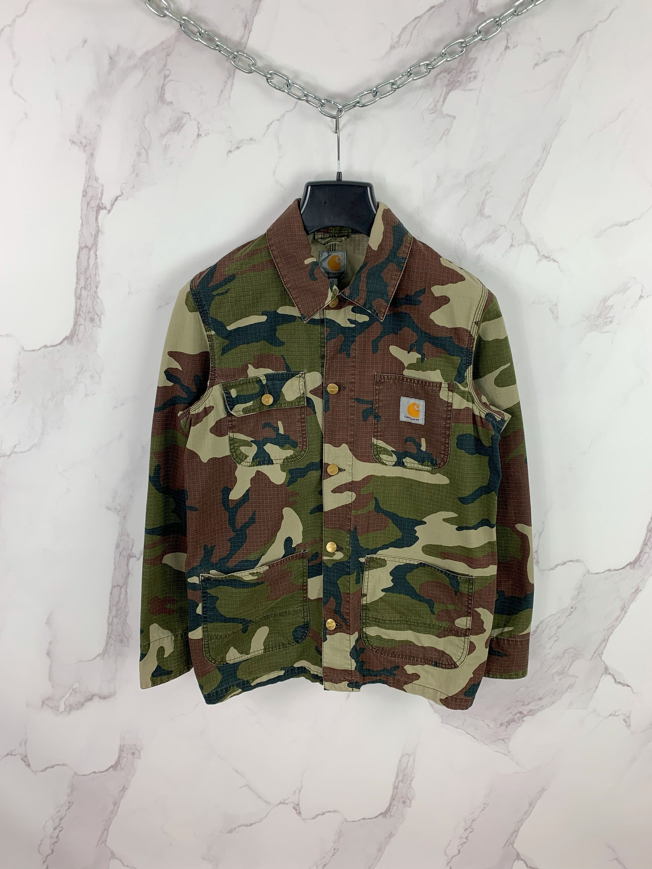 Carhartt Digger Coat Camo Pattern Size S