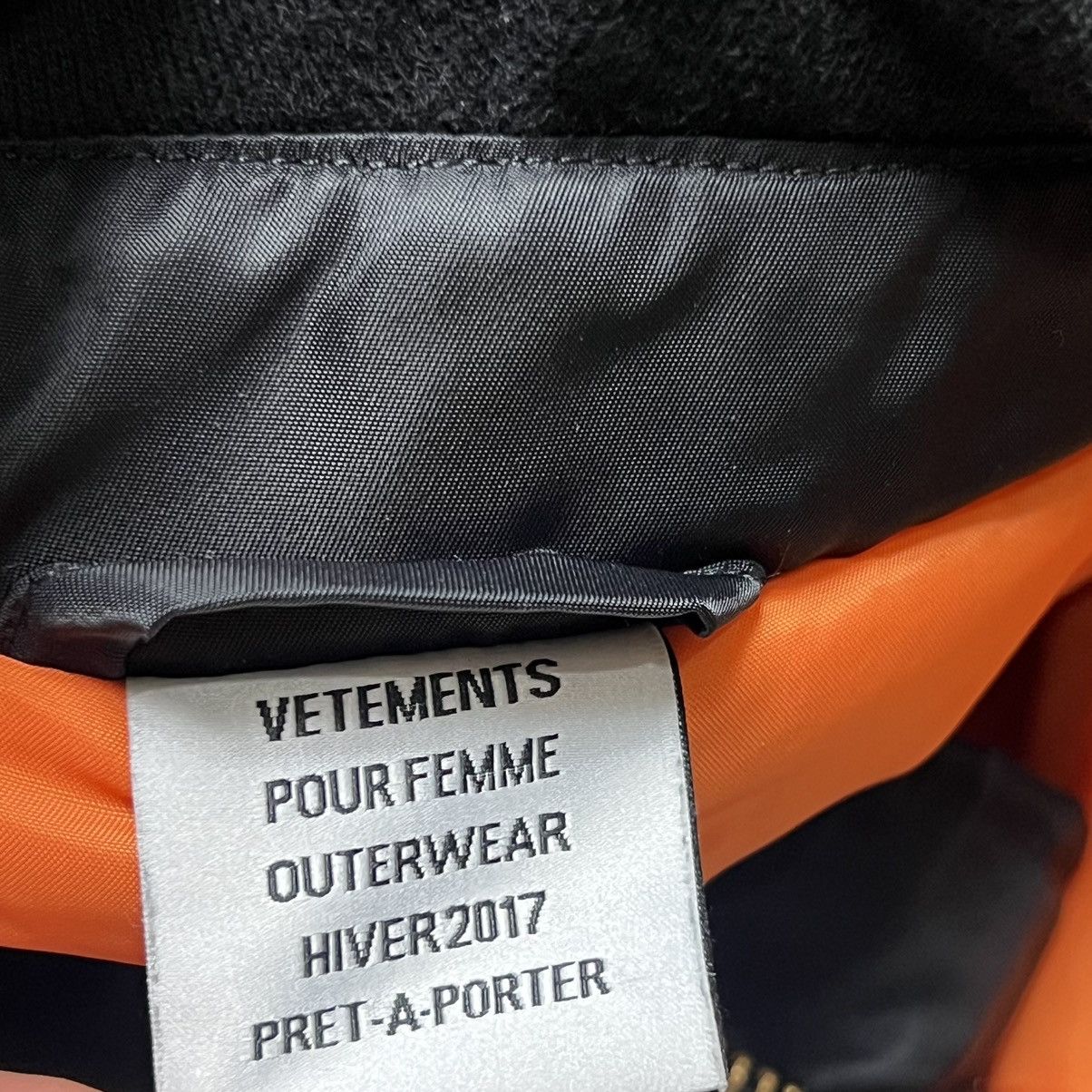 Vetements Vetements Total Fucking Darkness Bomber Jacket Size US XS / EU 42 / 0 - 11 Thumbnail