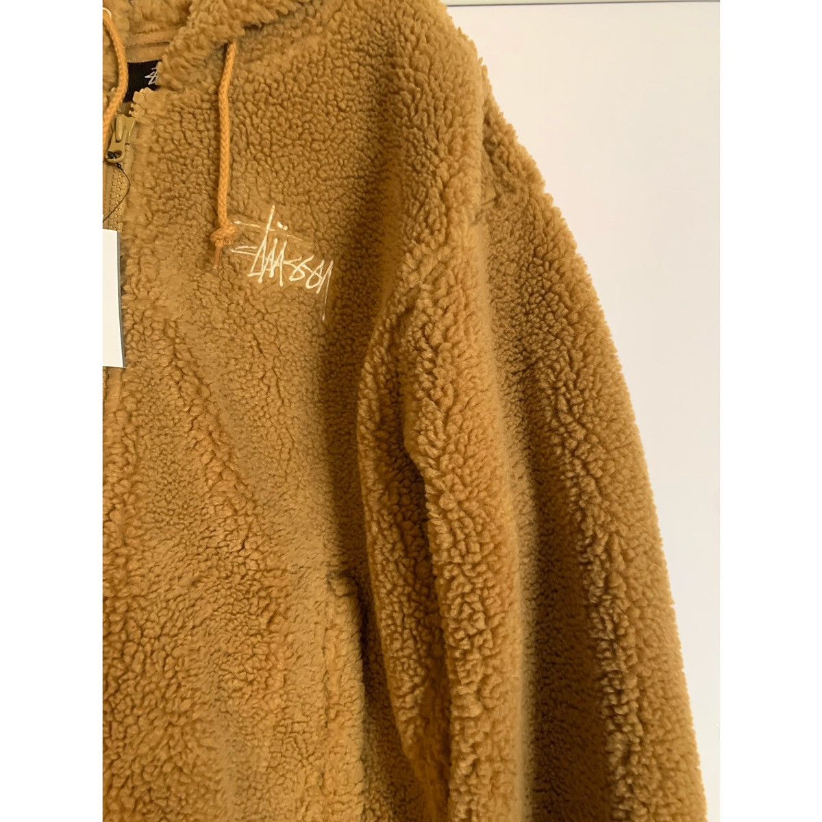 Stussy STUSSY LOGO SHERPA FLEECE HOODIE JACKET Size US S / EU 44-46 / 1 - 4 Thumbnail