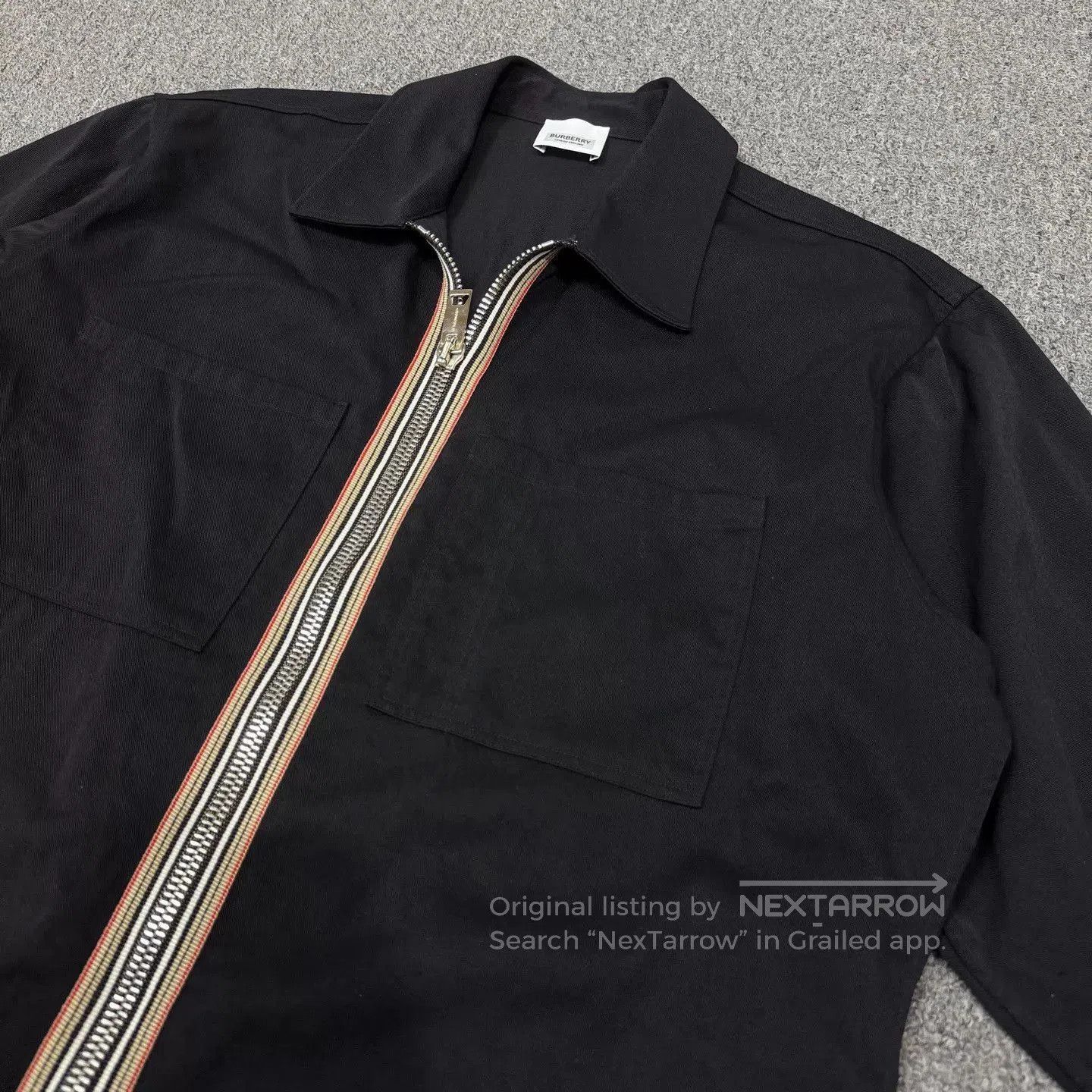 Burberry Black Long Sleeve Zip. Size US S / EU 44-46 / 1 - 2 Thumbnail