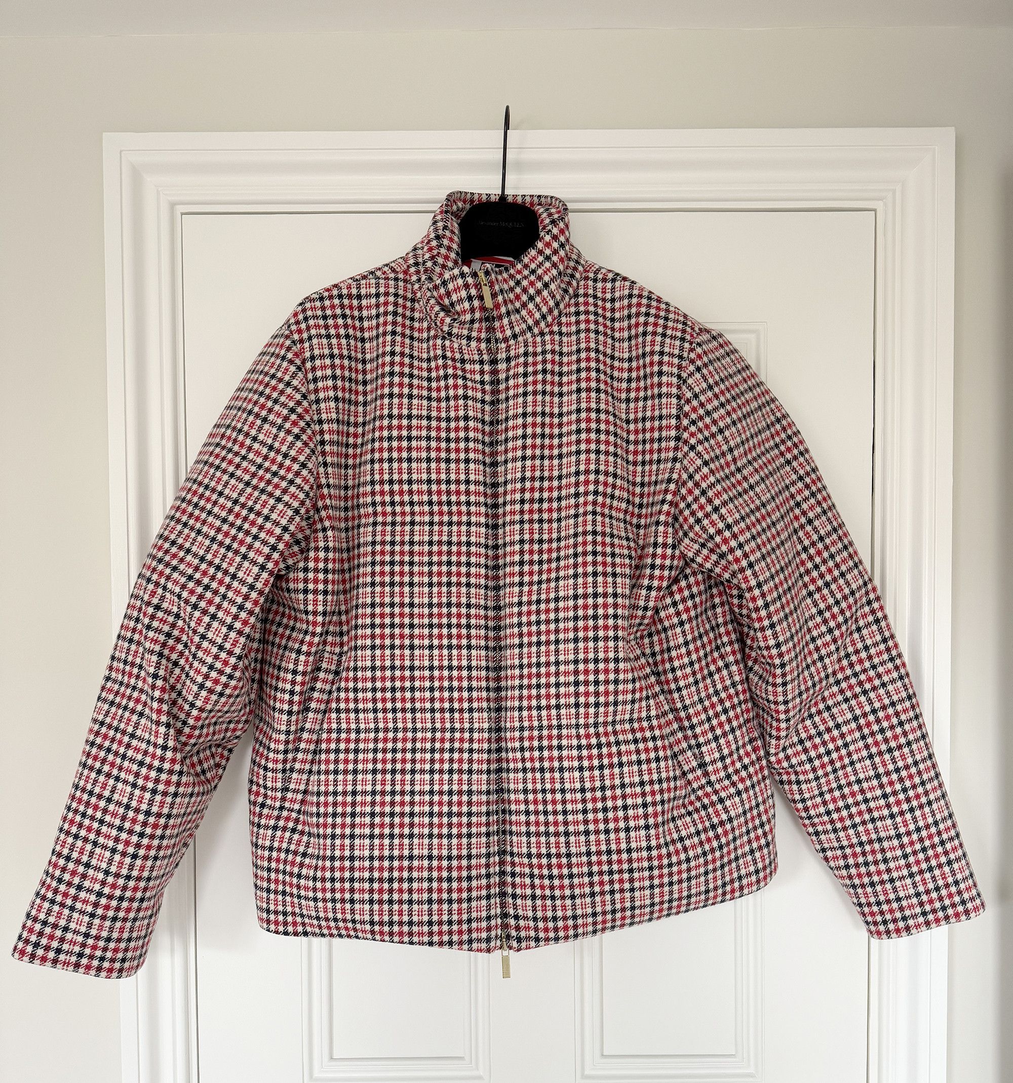 Thom Browne Down Tweed Gunclub Overcheck Jacket Size US M / EU 48-50 / 2 - 5 Thumbnail