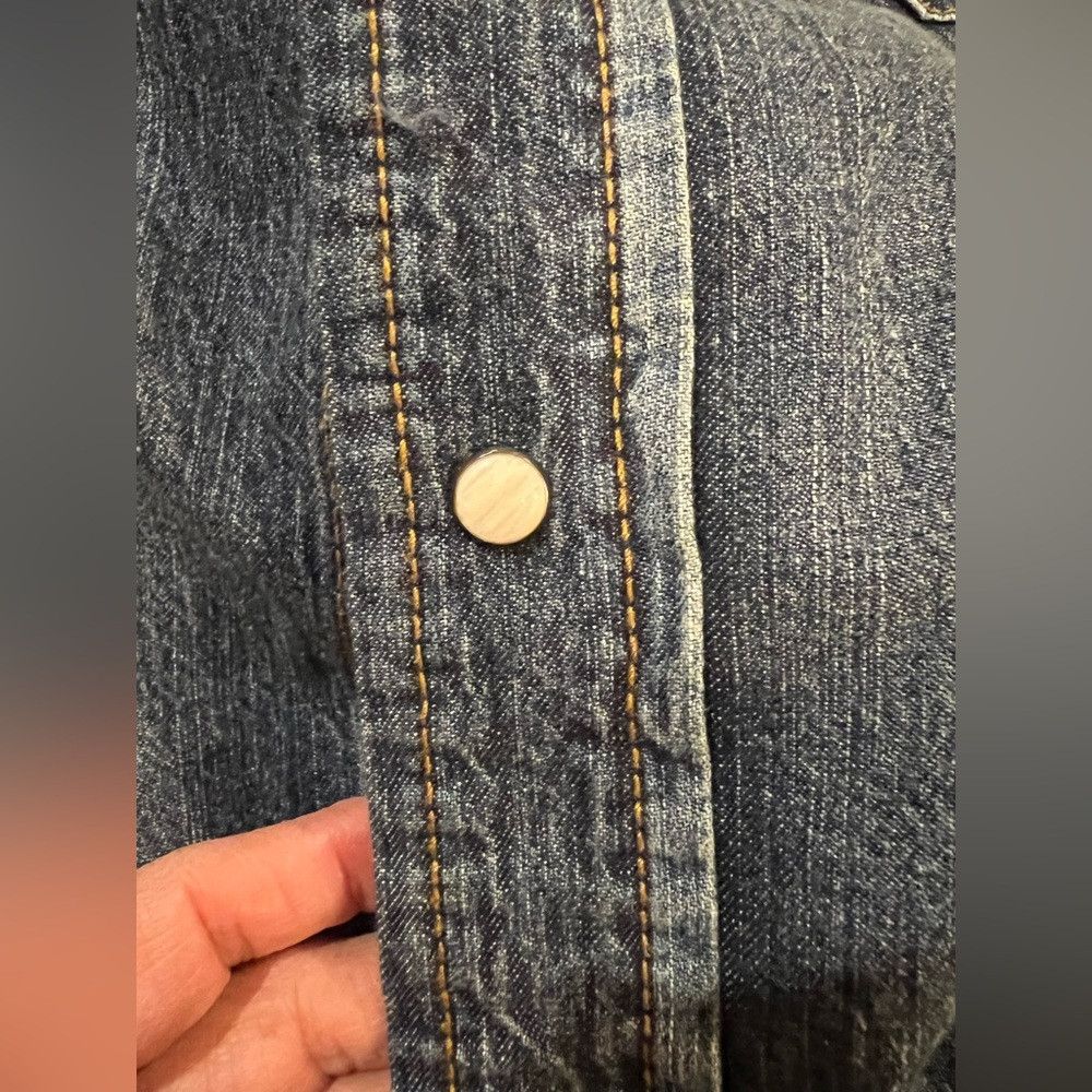 Other Yellowstone Dutton Ranch Western Denim Shirt Snap Button S Size US S / EU 44-46 / 1 - 9 Thumbnail