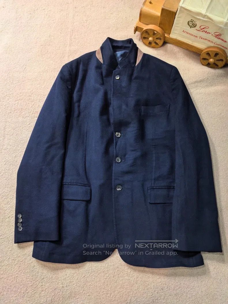 Loro Piana Loro Piana size 60 Lambswool Single Breasted Suit Jacket Size US XXS / EU 40 - 1 Thumbnail