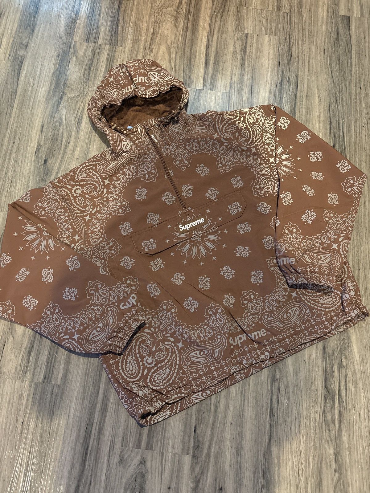 Supreme ss26 bandana reflective anorak | Grailed