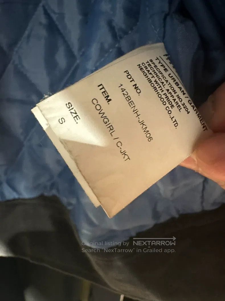Neighborhood Neighborhood Corduroy Quilted Short Jacket with Full Embro Size US S / EU 44-46 / 1 - 6 Thumbnail